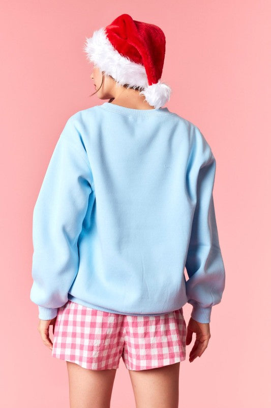 Holly Jolly Crewneck (Blue)