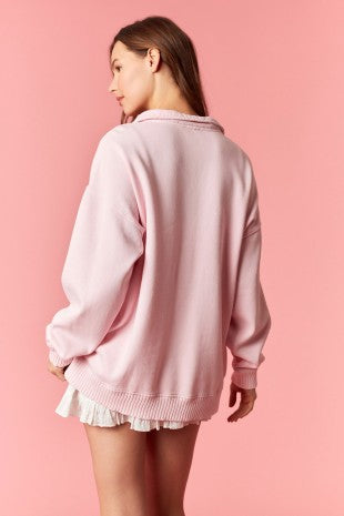 The Cloudline Pullover (Pink)