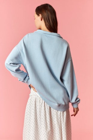 The Cloudline Pullover (Blue)
