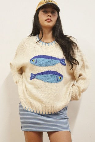 One Fish, Two Fish Sweater