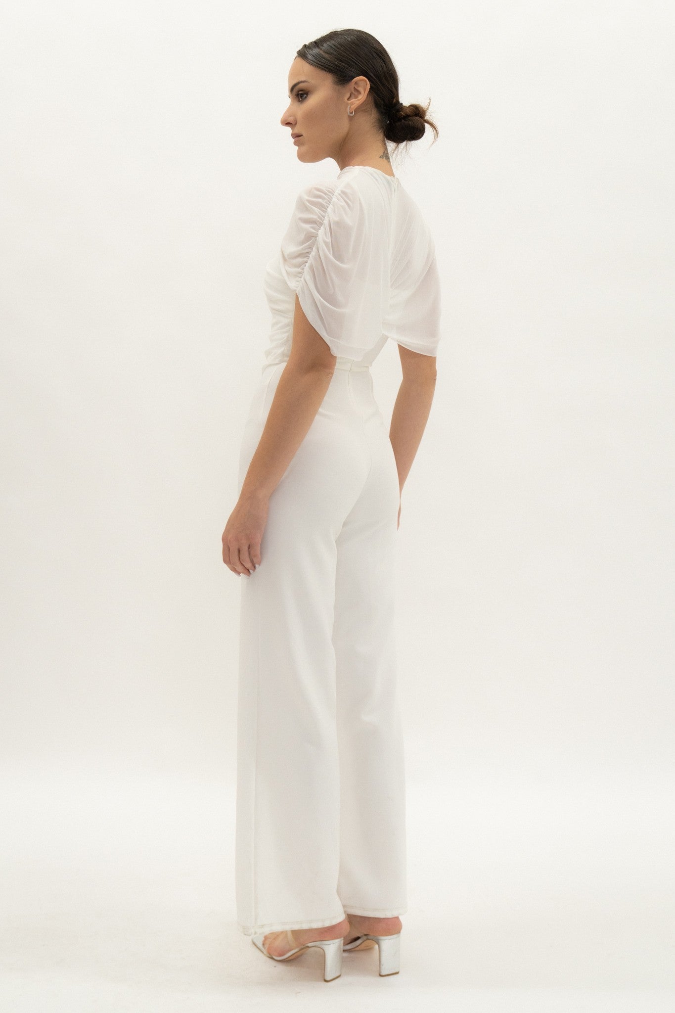 Elegant Caped Jumpsuit