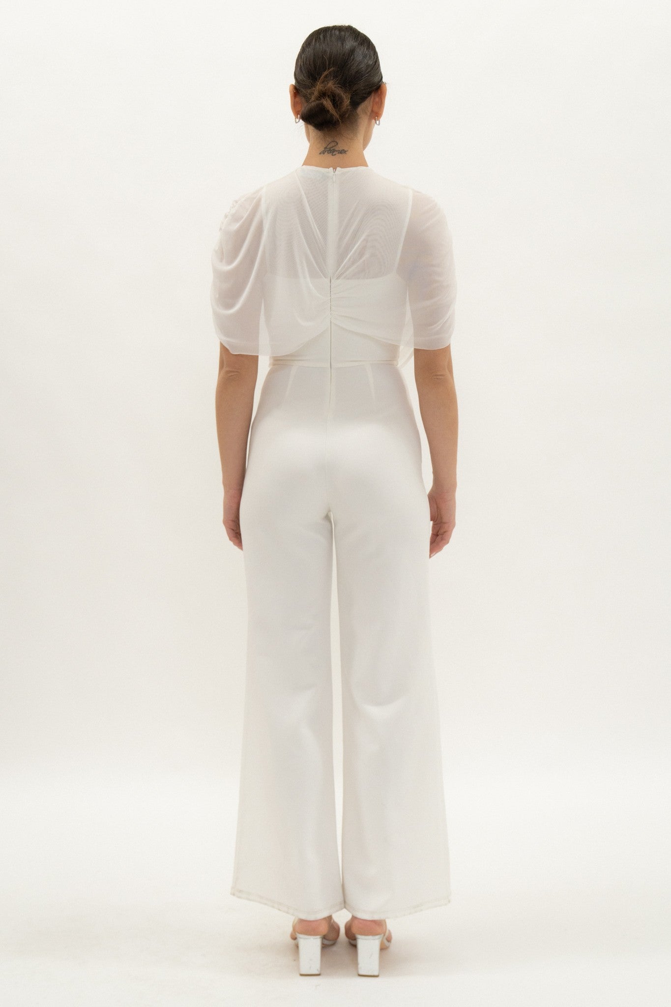 Elegant Caped Jumpsuit