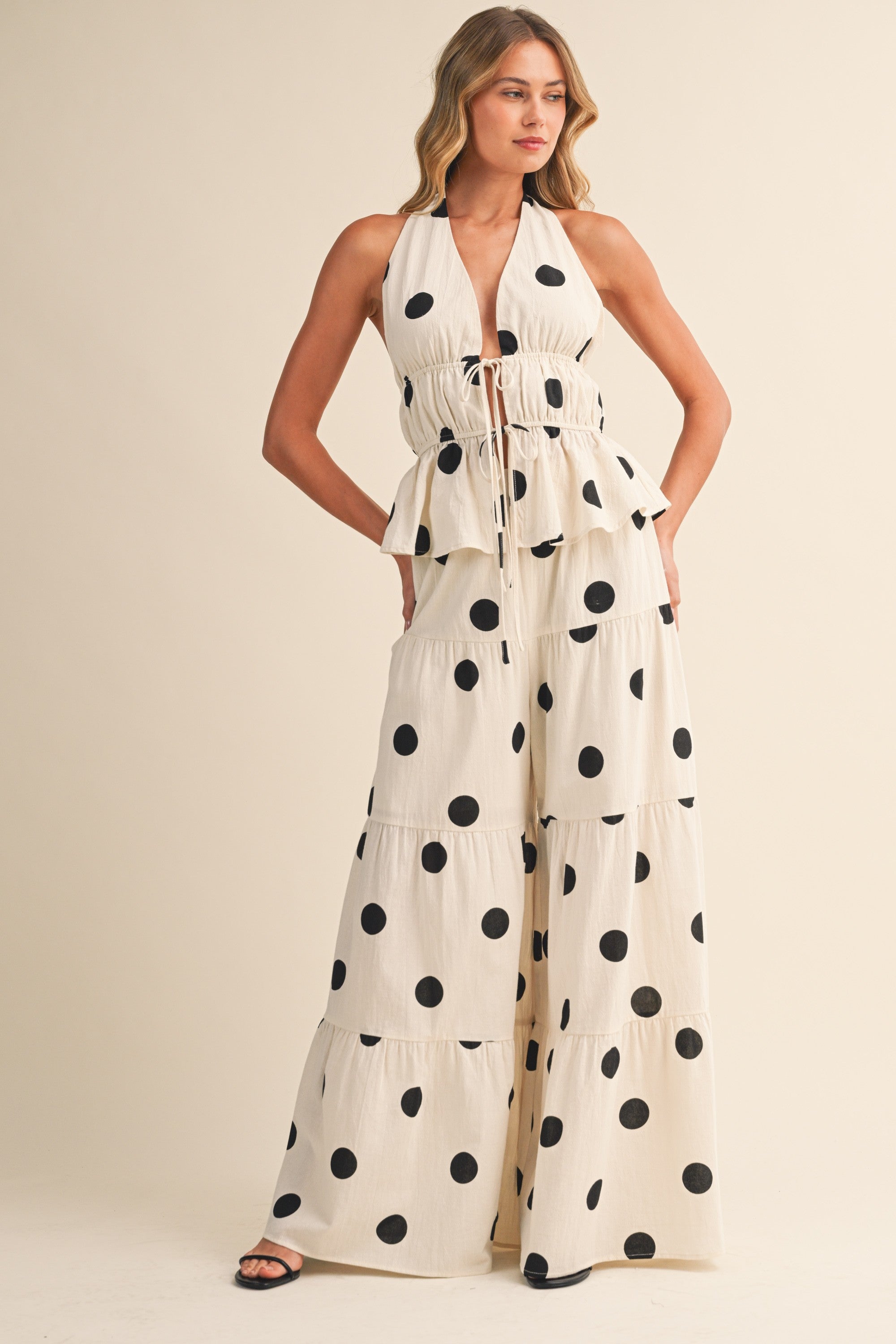 Polka Dot Halter Set