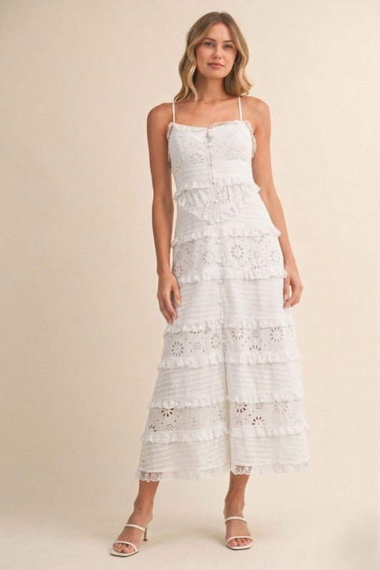 Stunning Eyelet Midi