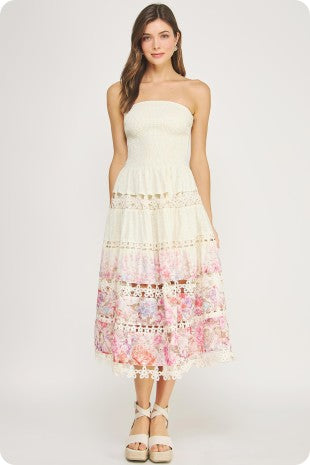 Lace Soirée Dress (Island Time)