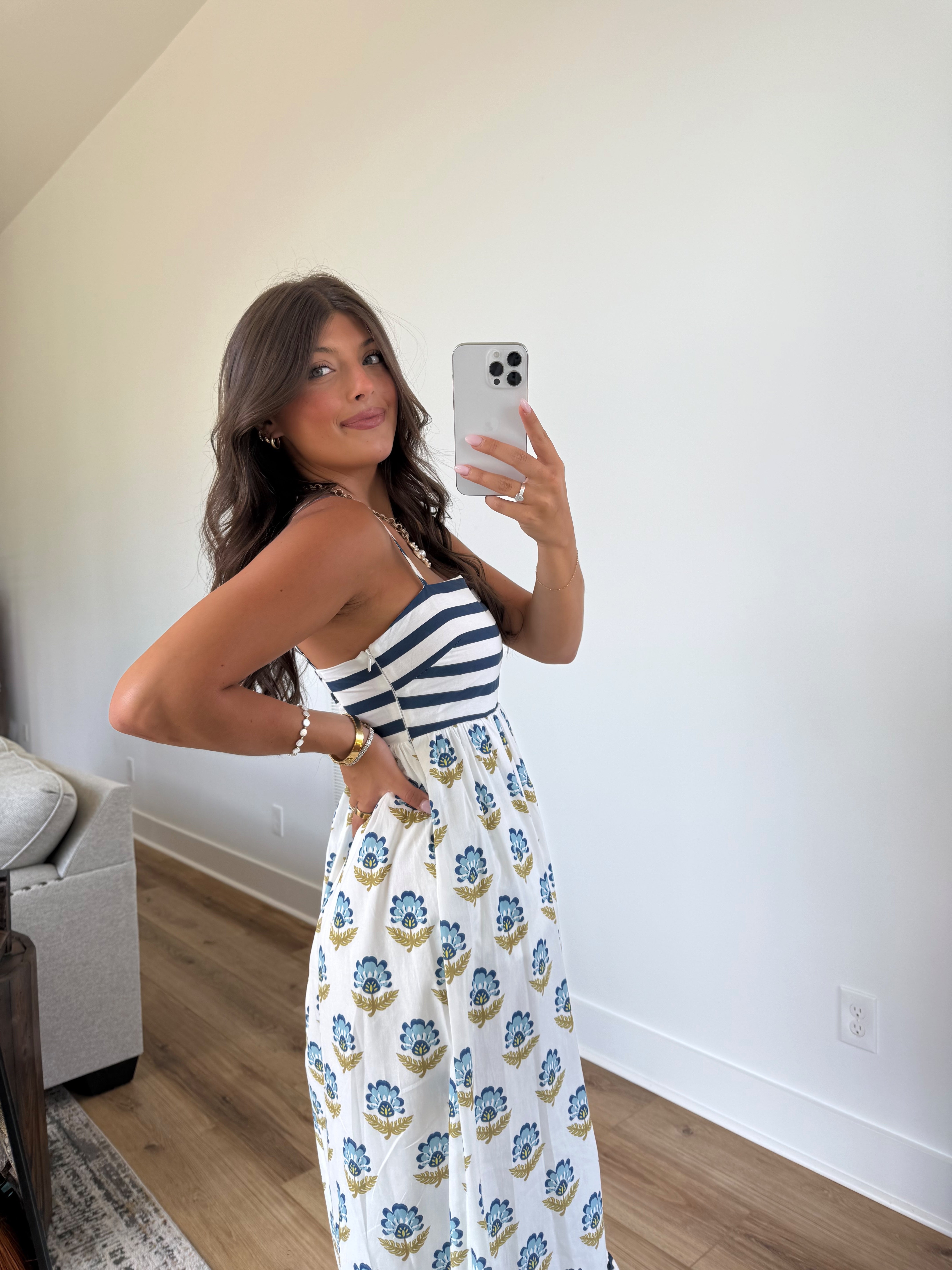 Tides + Petals Maxi Dress