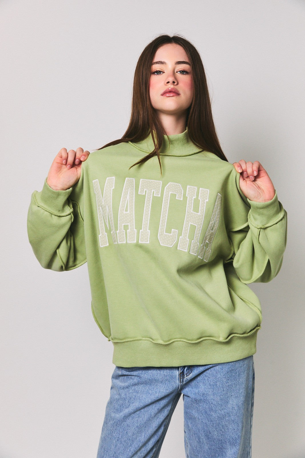 Matcha Lover Mockneck