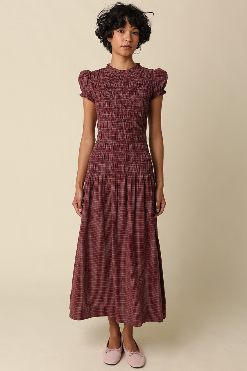 Lorelai Red Gingham Midi
