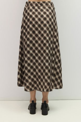 Blair Plaid Midi (Cocoa)