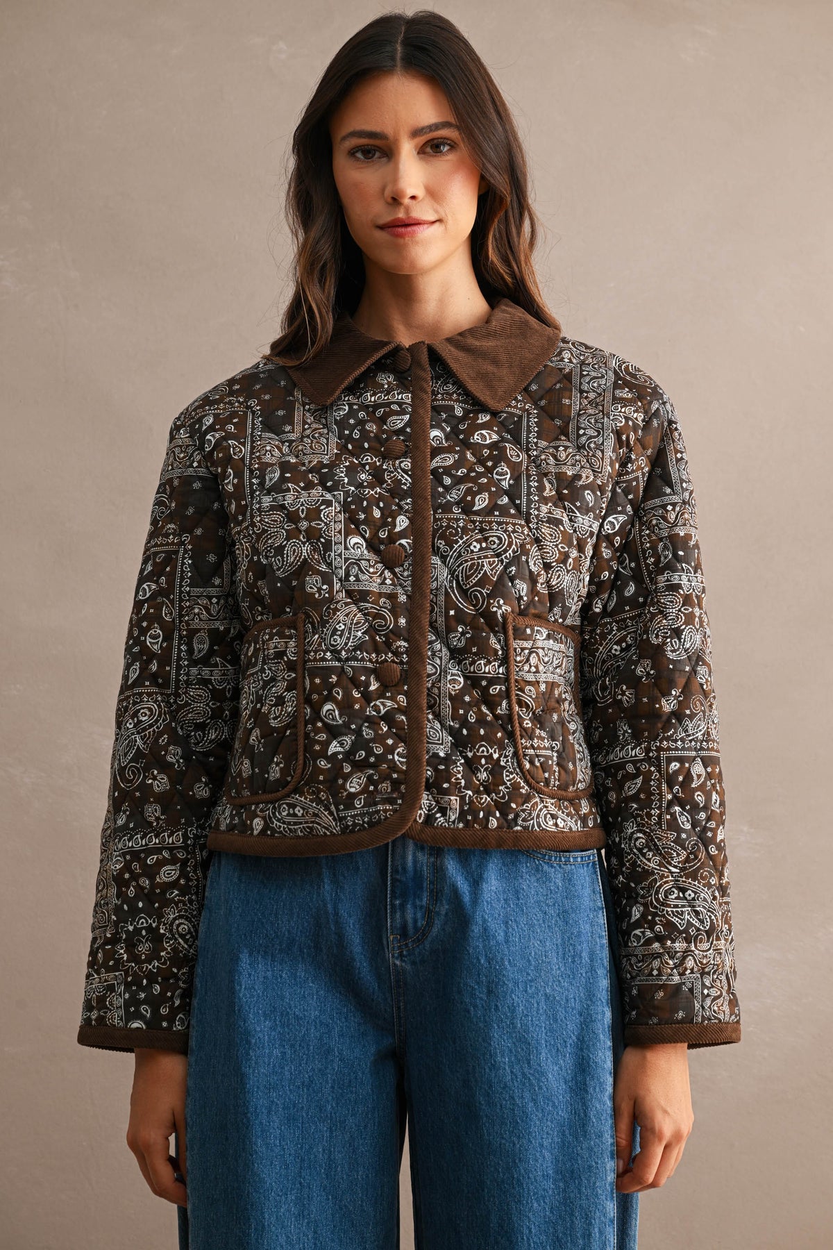 Bandana Quilted Jacket