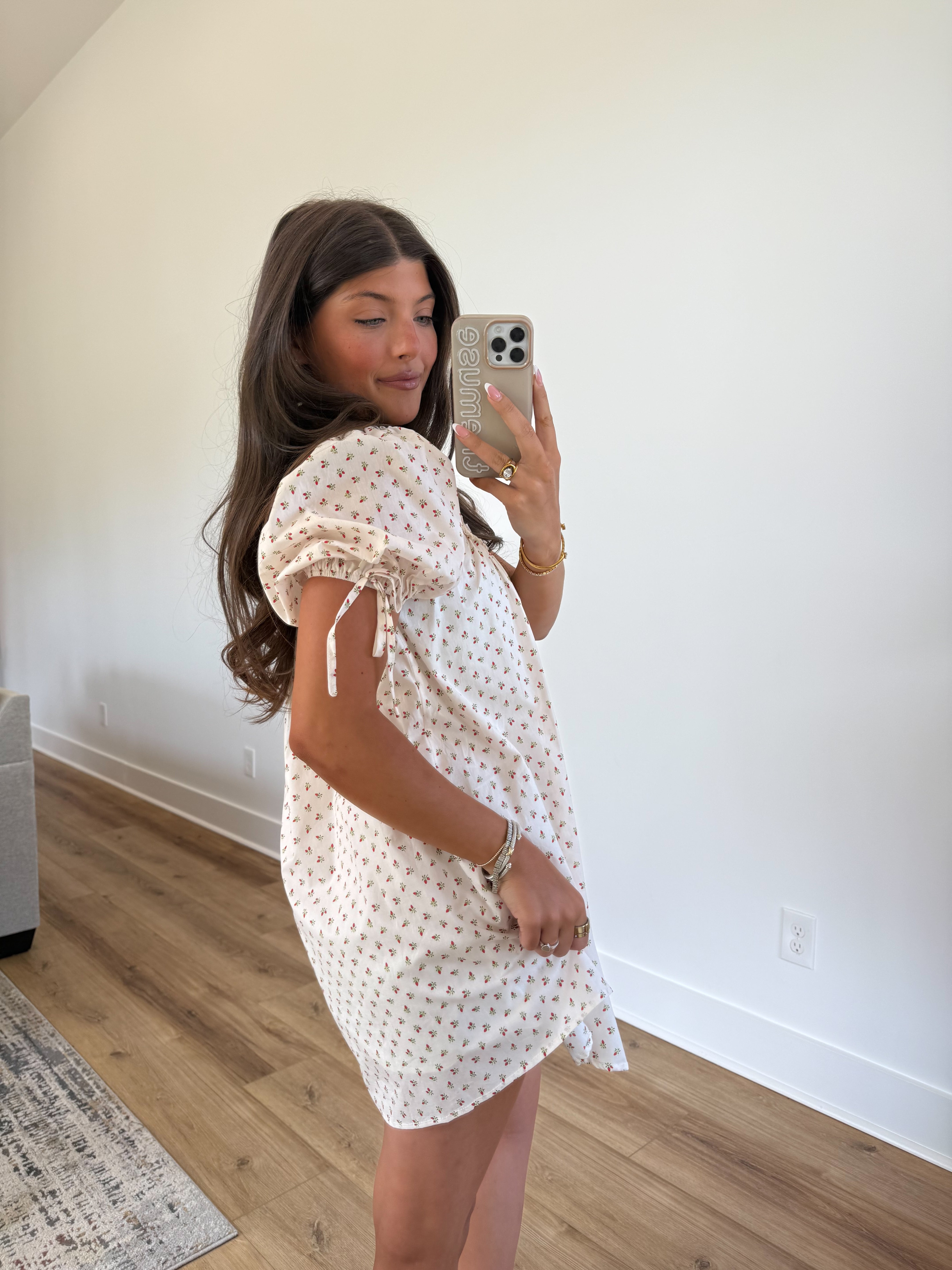 Strawberry Babydoll Dress (Restock)
