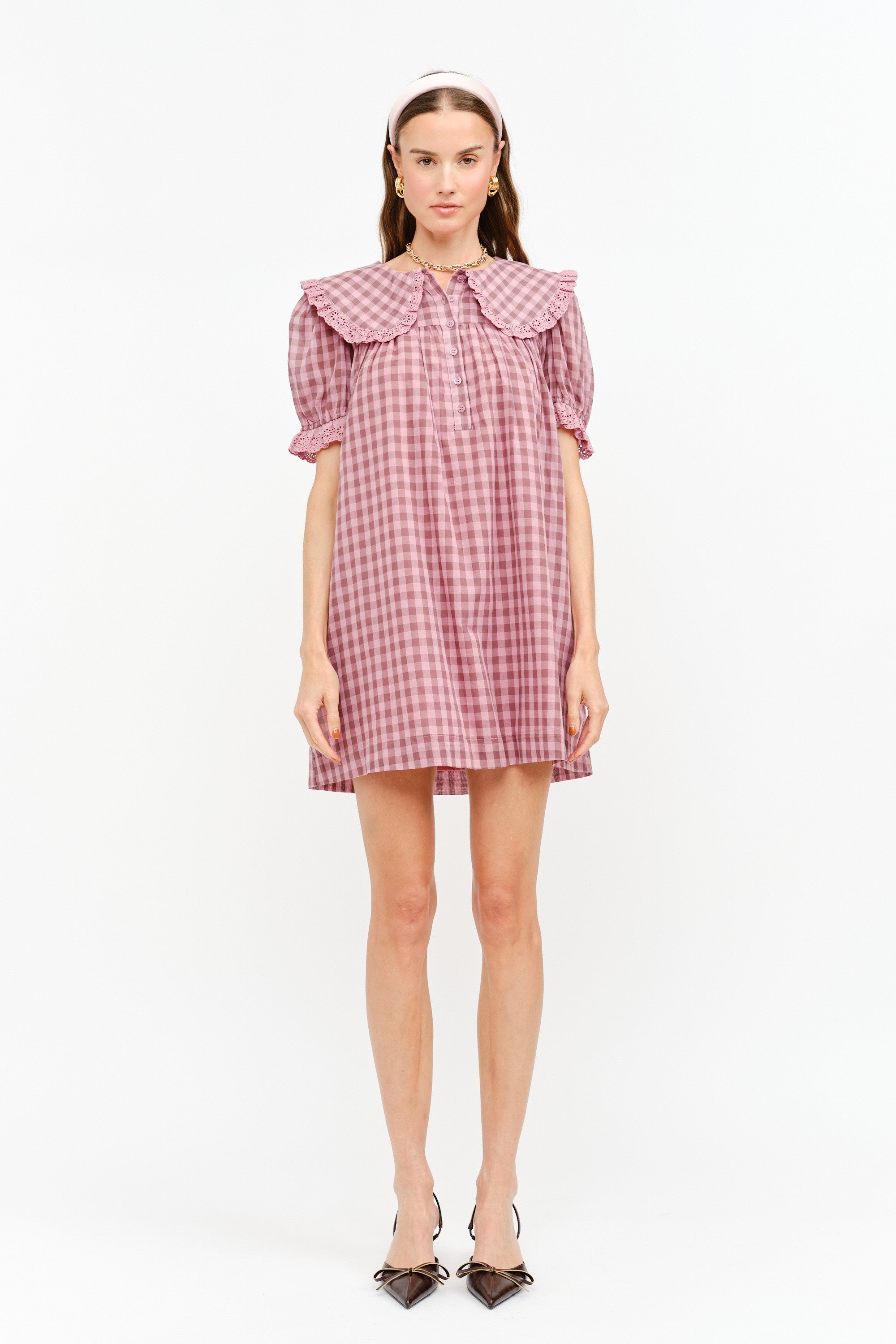 Bella Collared Mini Dress