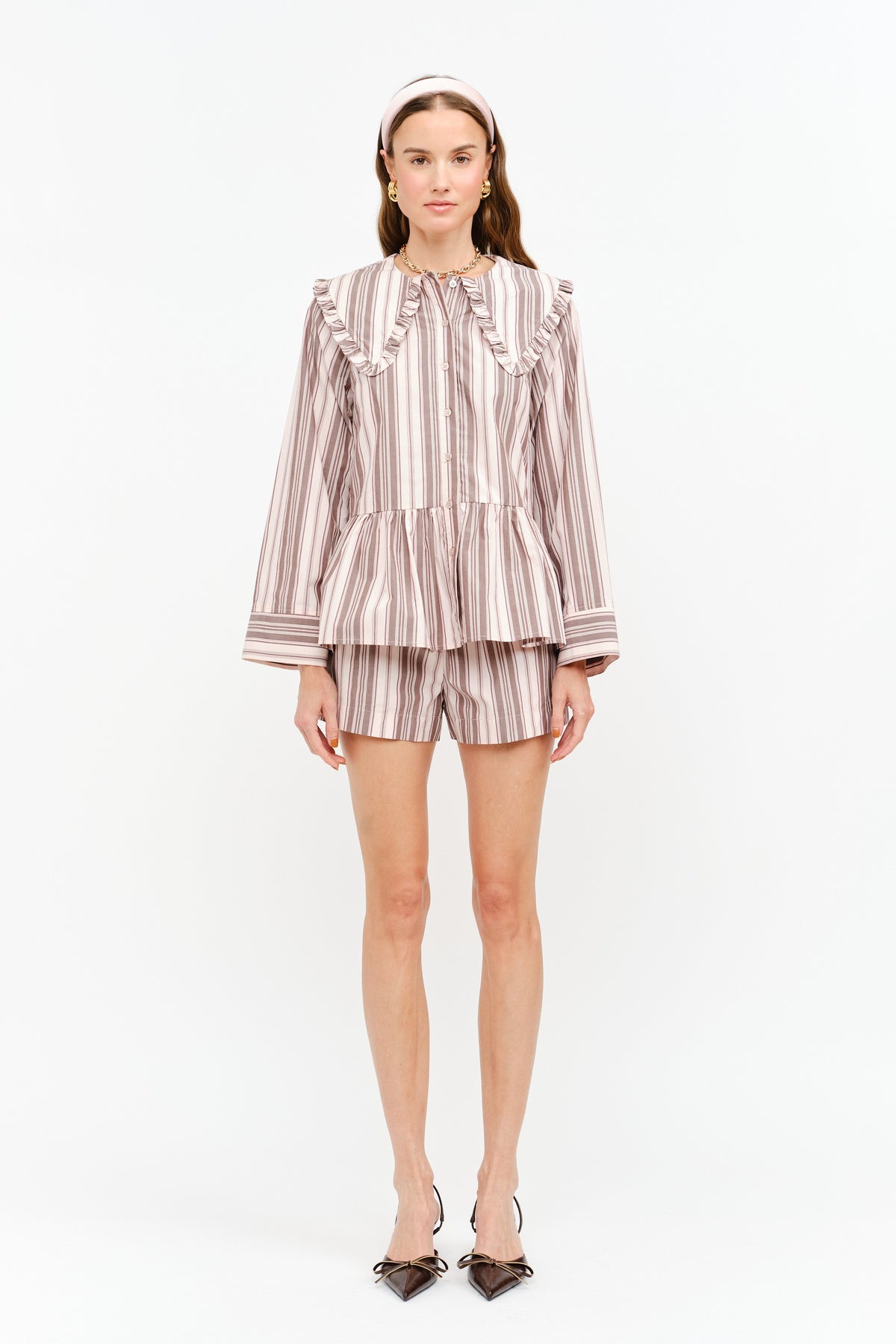 Eloise Collared Top