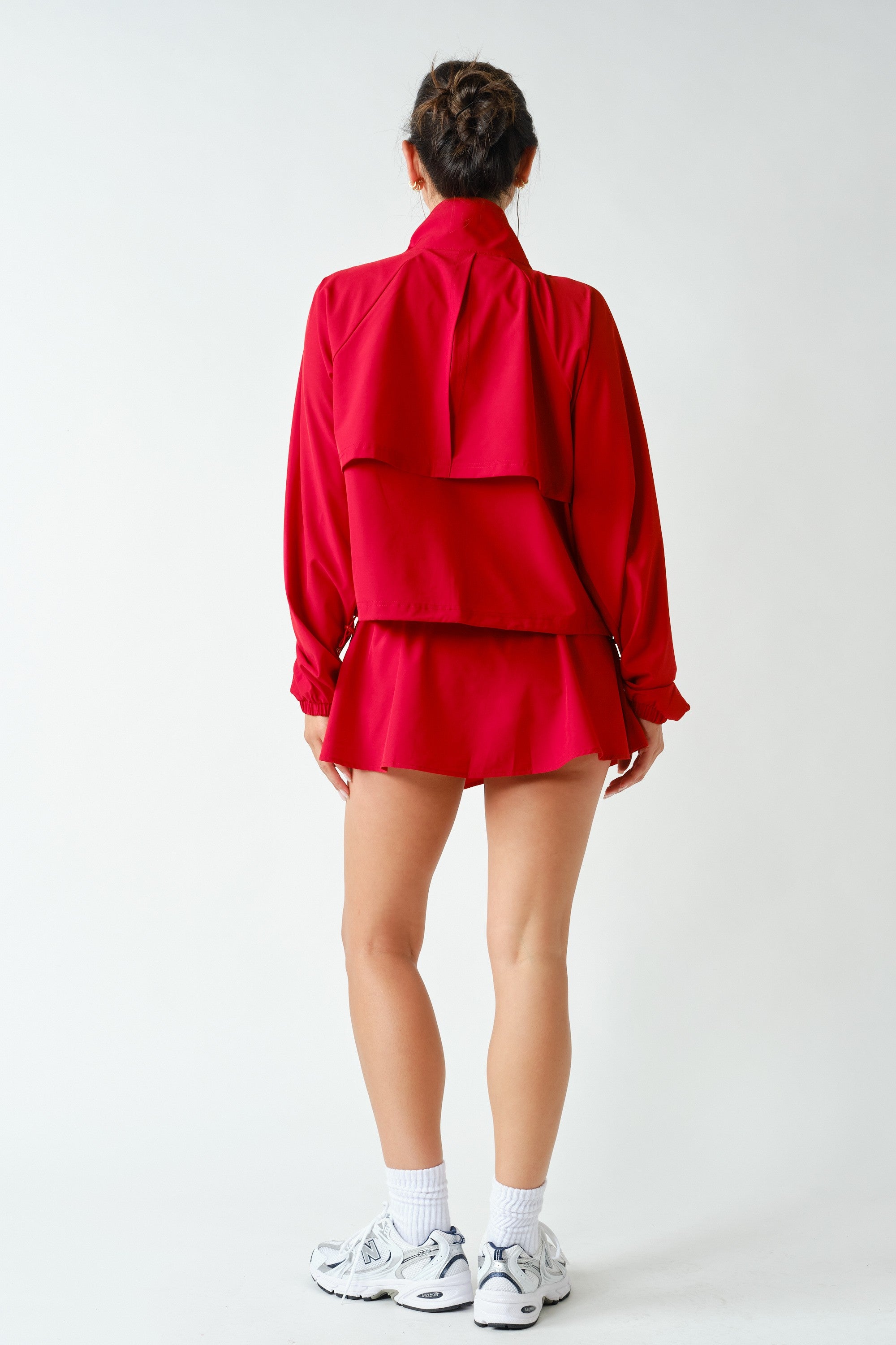 On The Move Windbreaker Set (Red)
