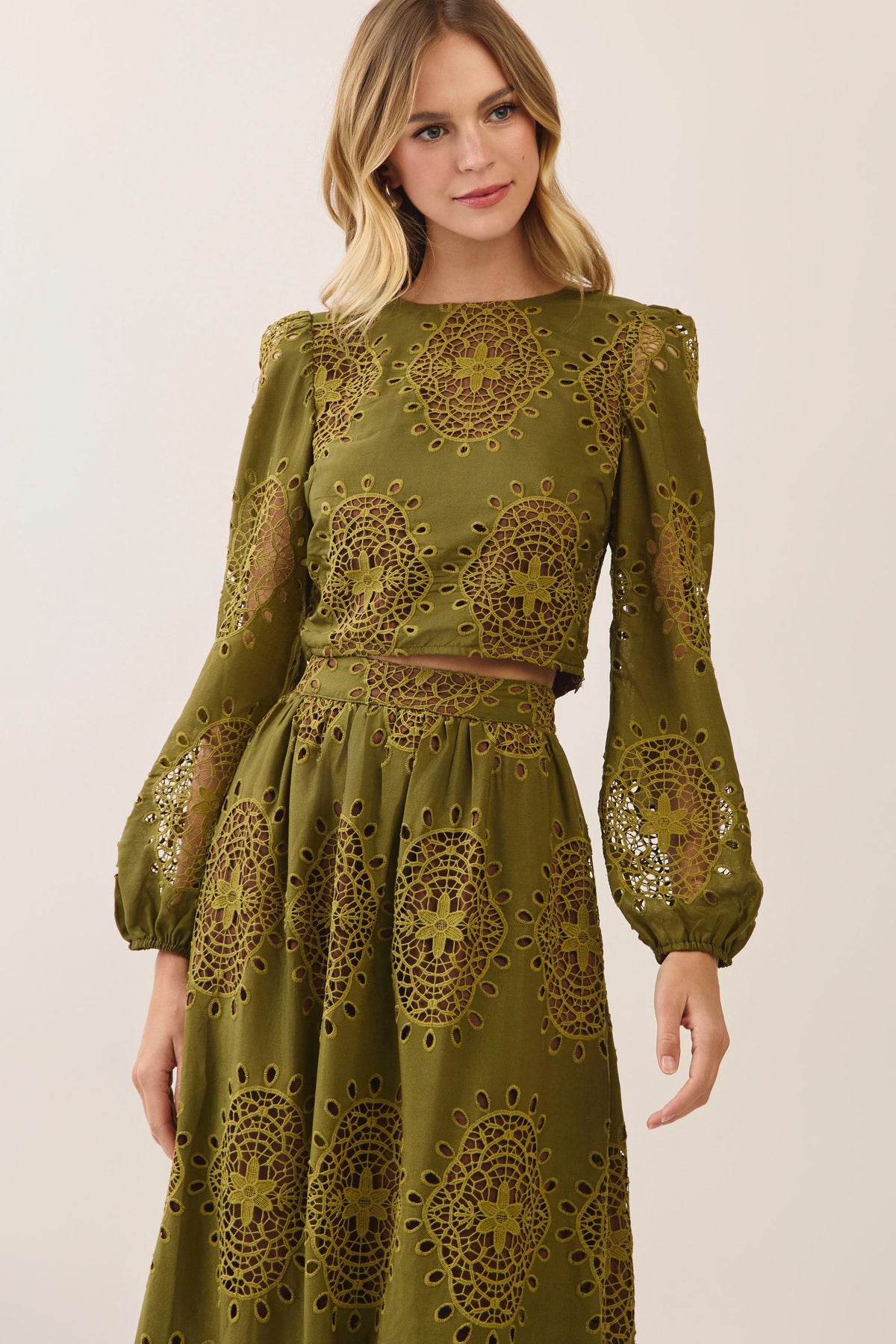 Juliette Lace Set (Olive)