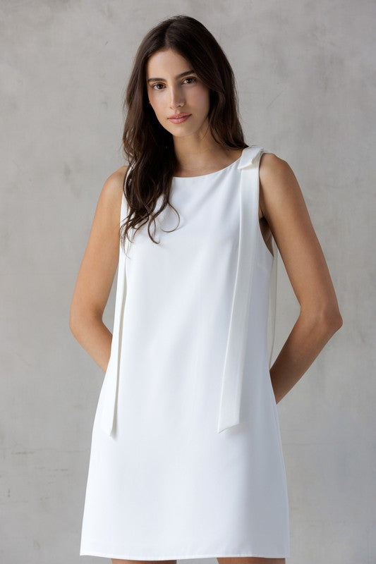 Tie The Know Mini Dress