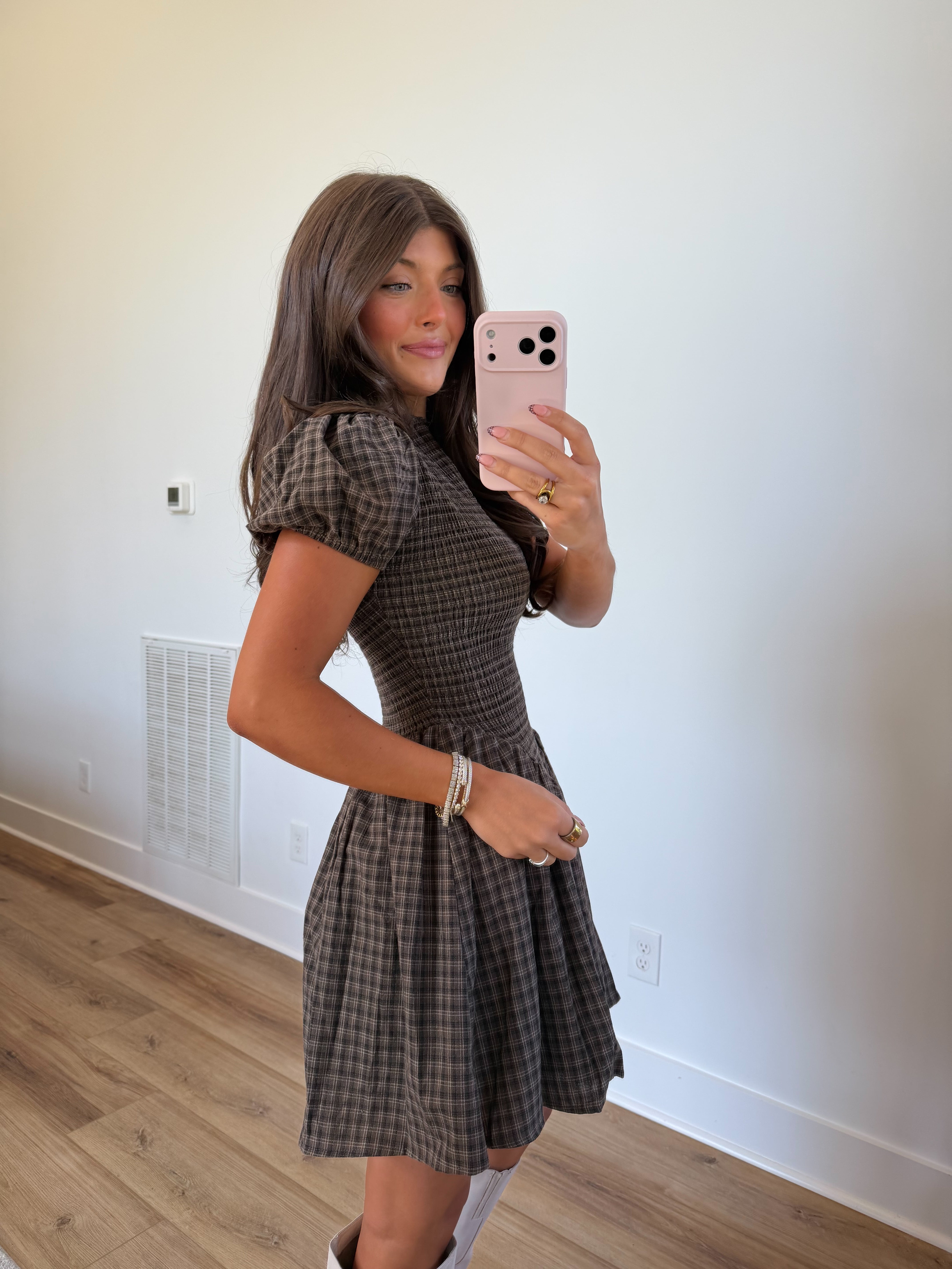 Espresso Plaid Mini