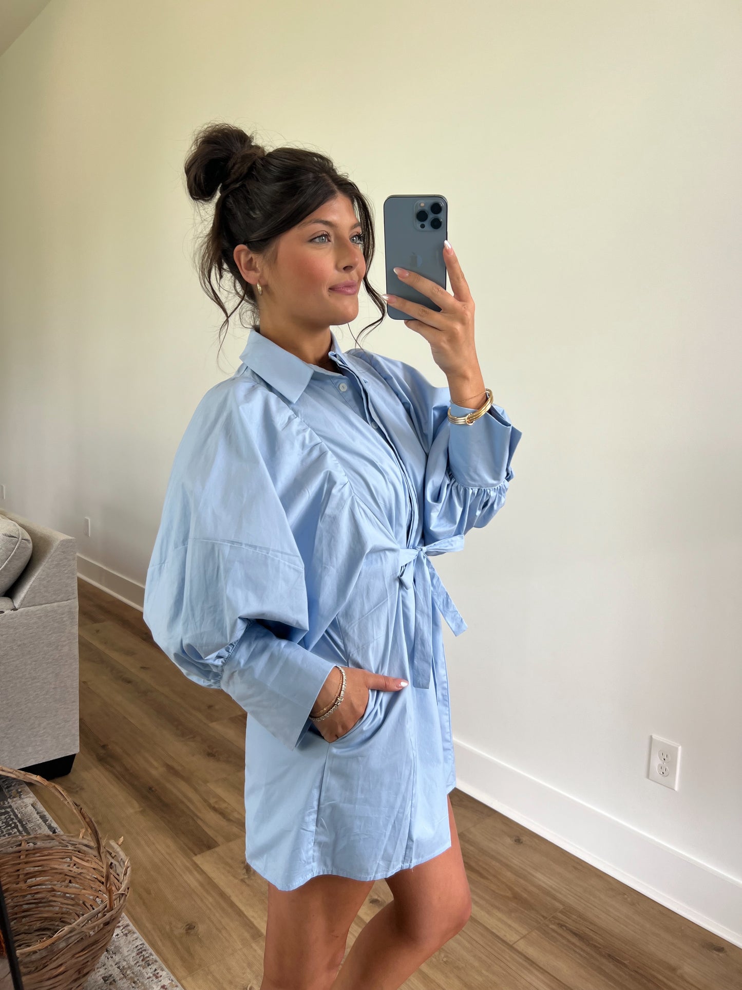 Sunday Morning Dress (Blue)