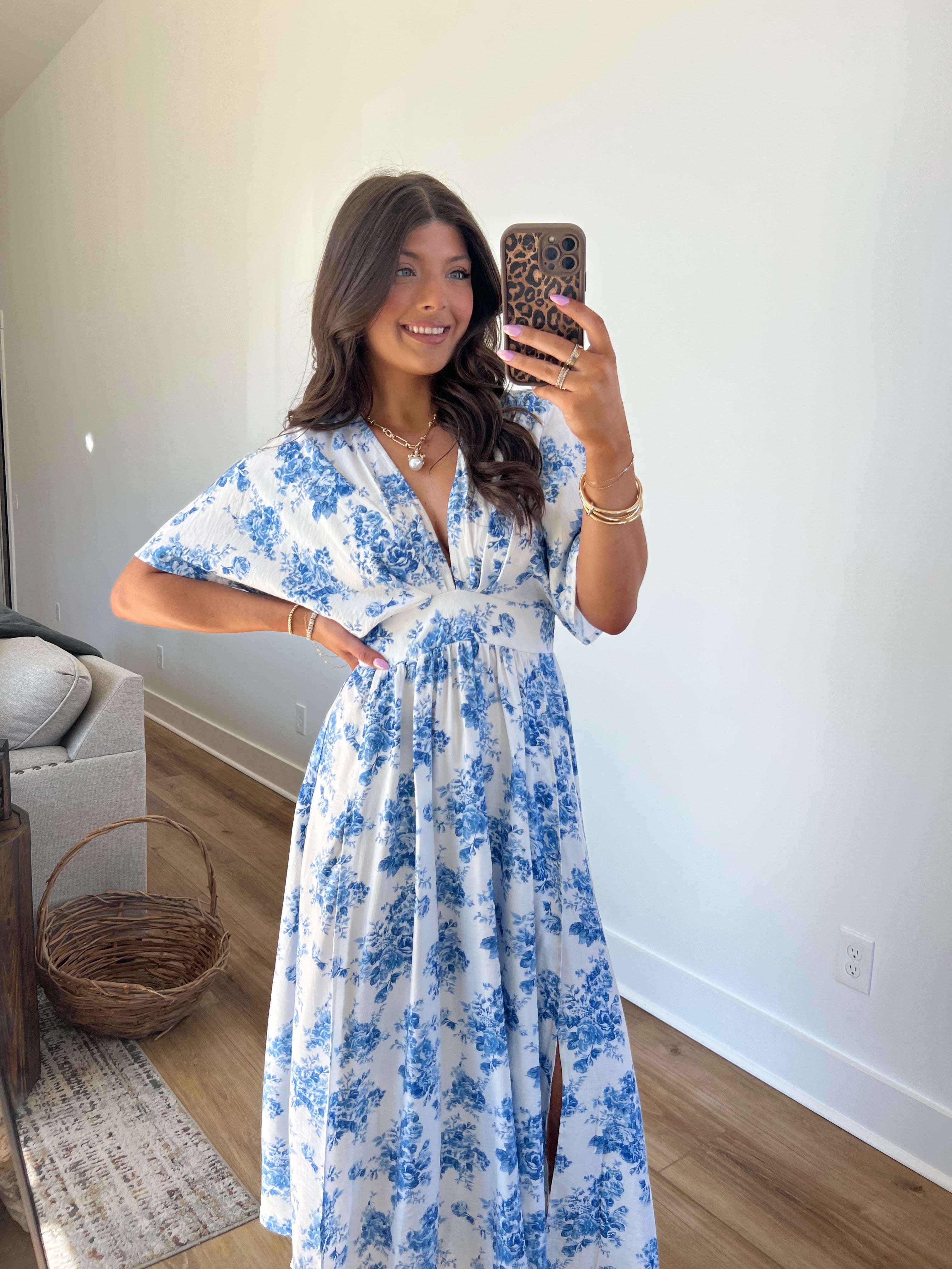 Priscilla Printed Maxi Dress (Restock)