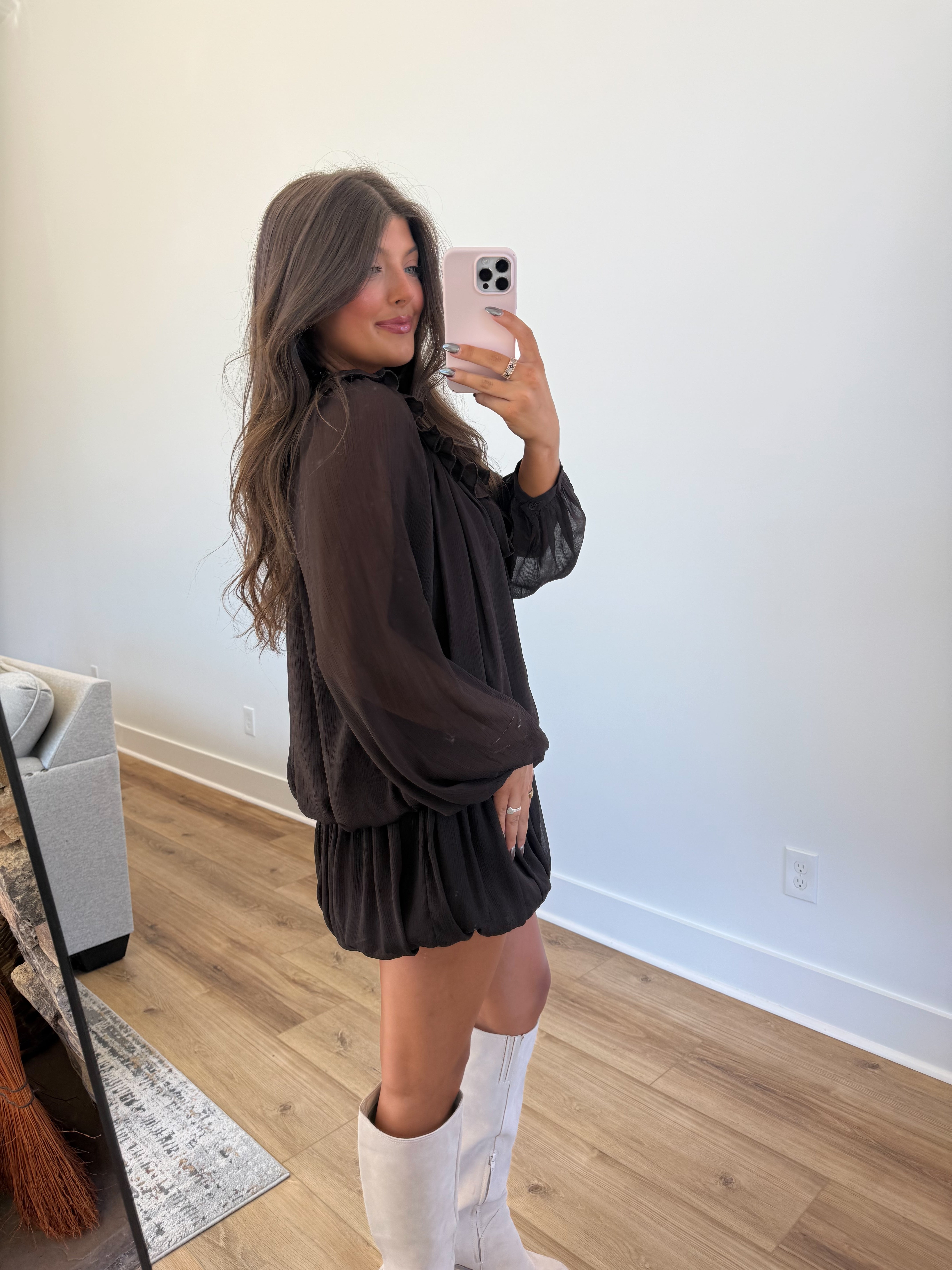 The Bubble Brown Fall Dress