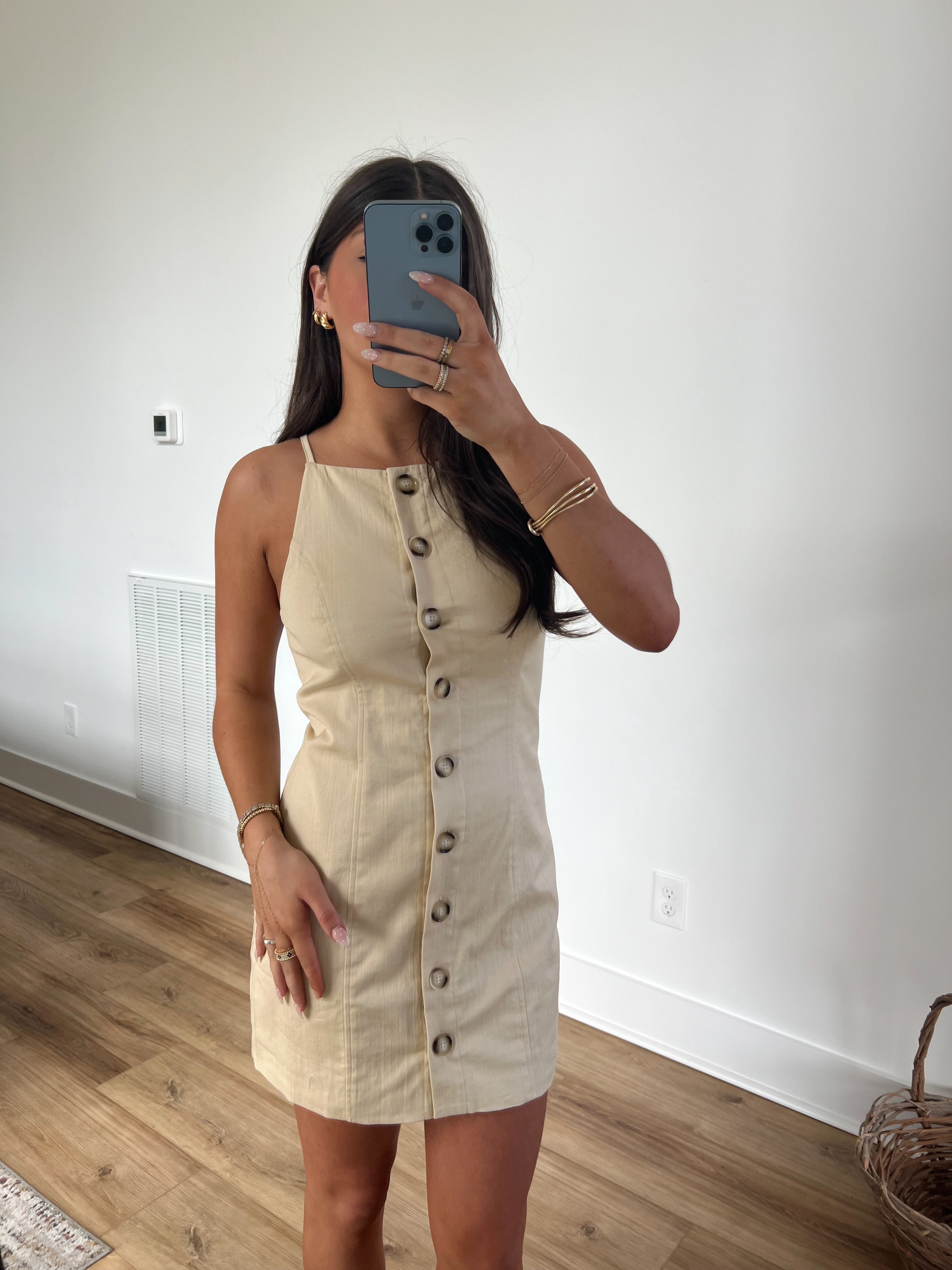 Classy Button Up Dress