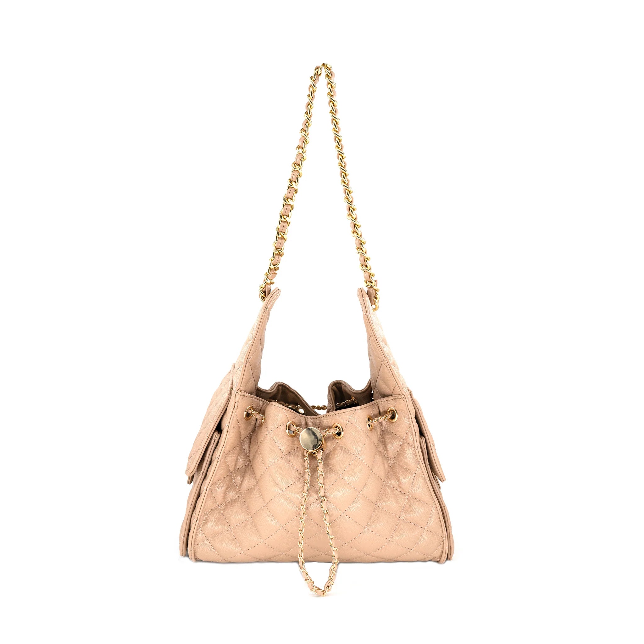 The Madeline Chain Bag (Beige)