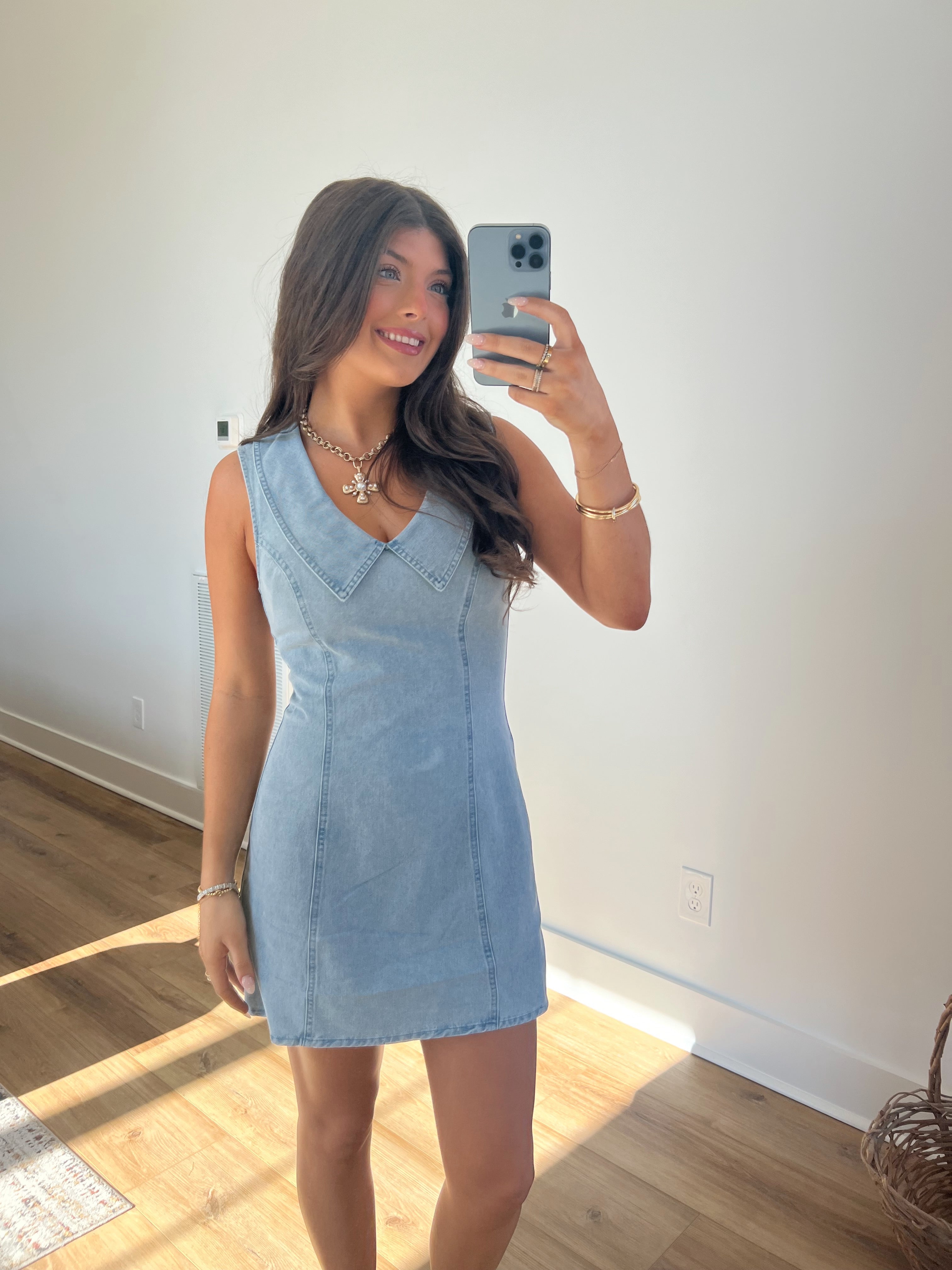 Love Me Denim Mini Dress