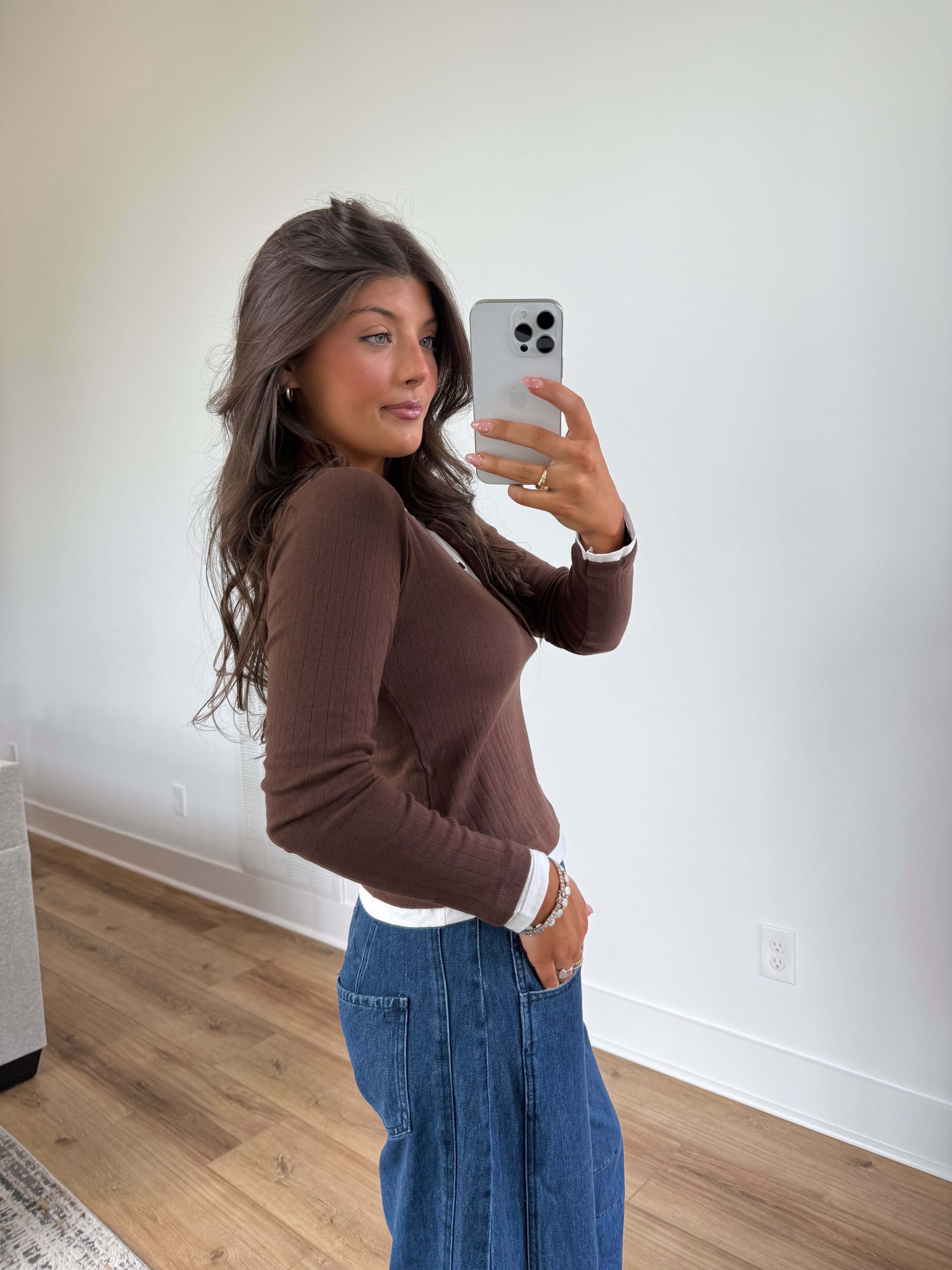 Prep Fall Top (Brown)