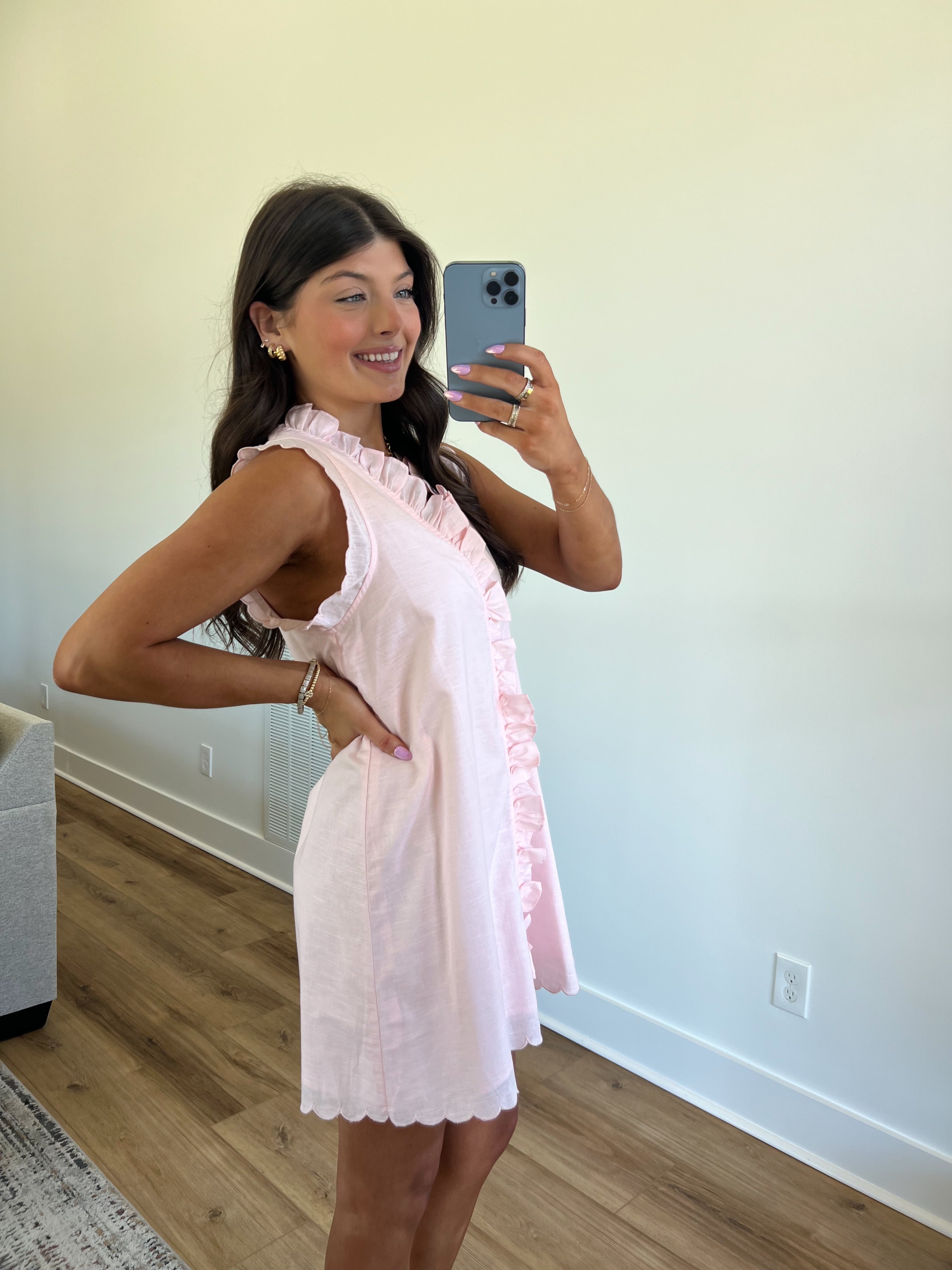 Baby Pink Sunday Best Mini Dress