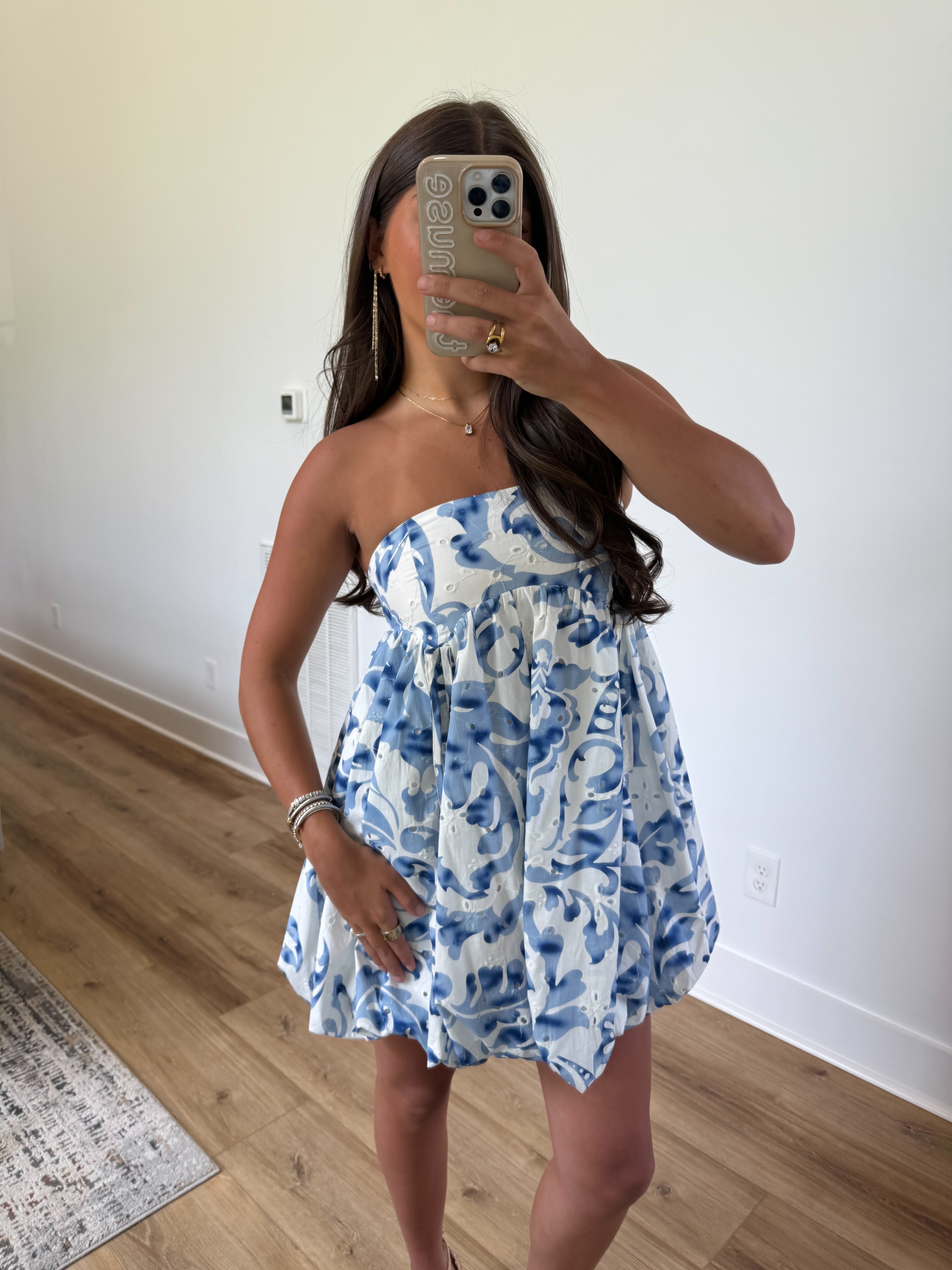 Ocean Mini Bubble Dress