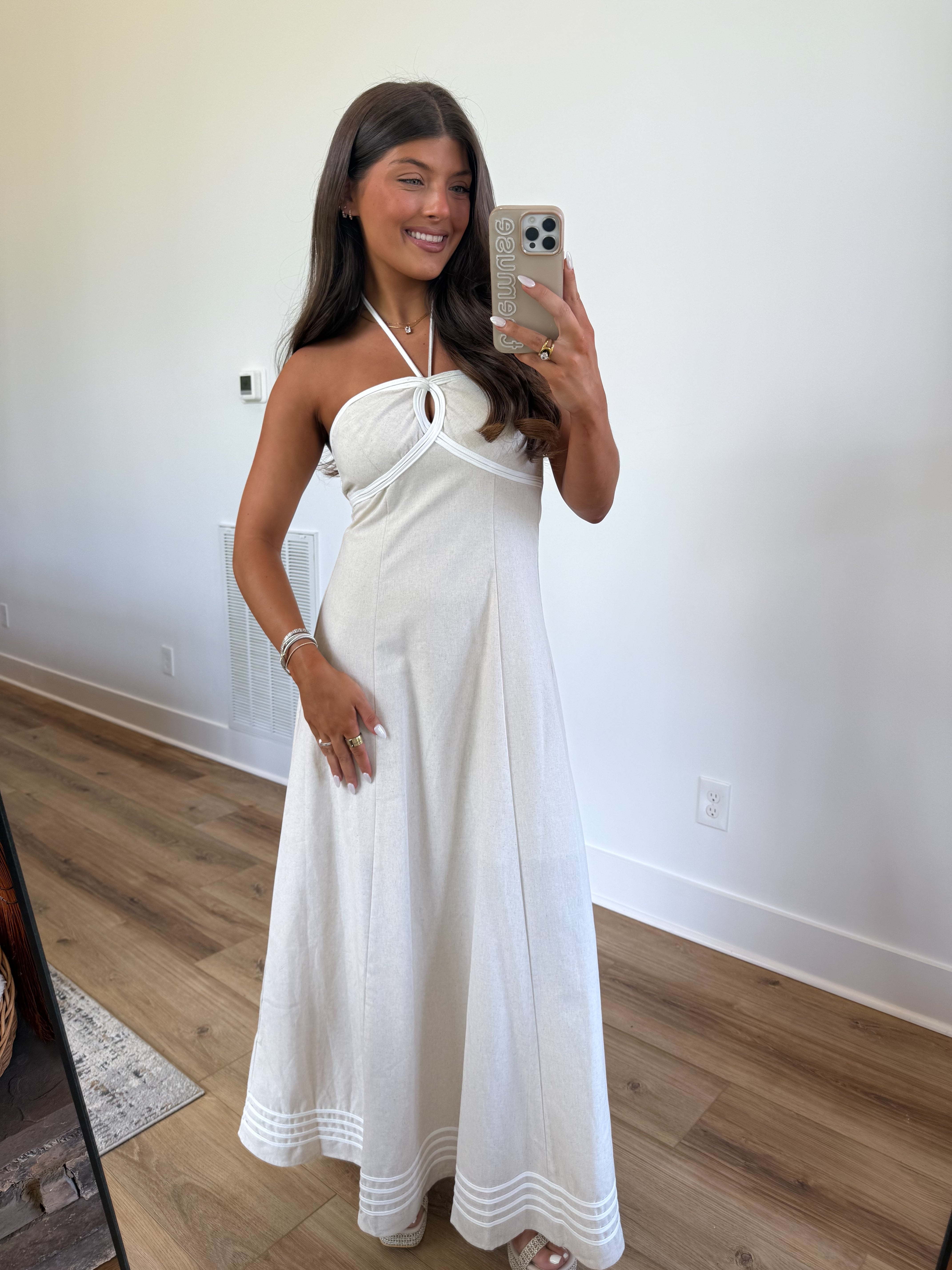 Linen Halter Maxi