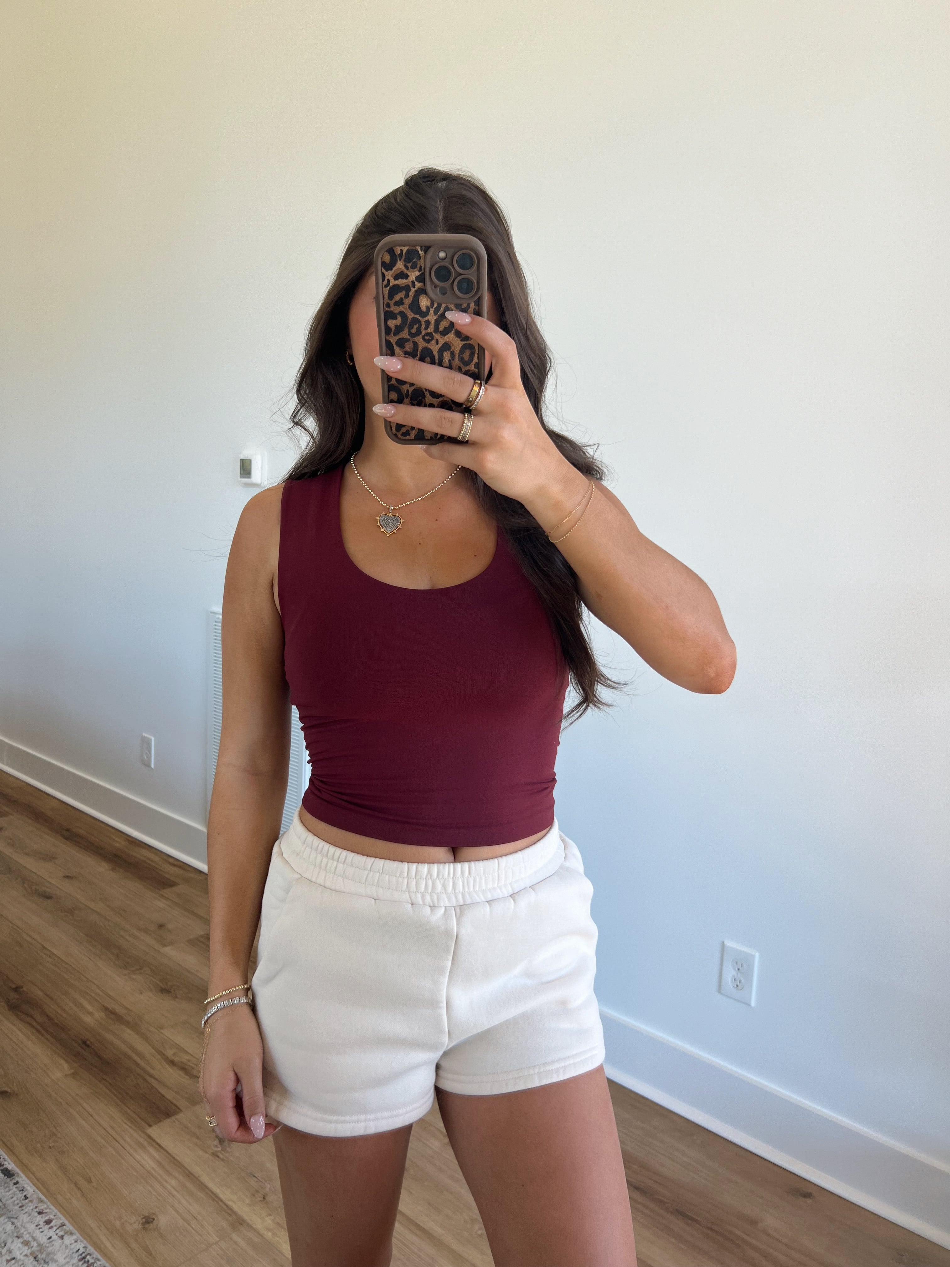 (Wine) Double Lined Seamless Tank (Restock)