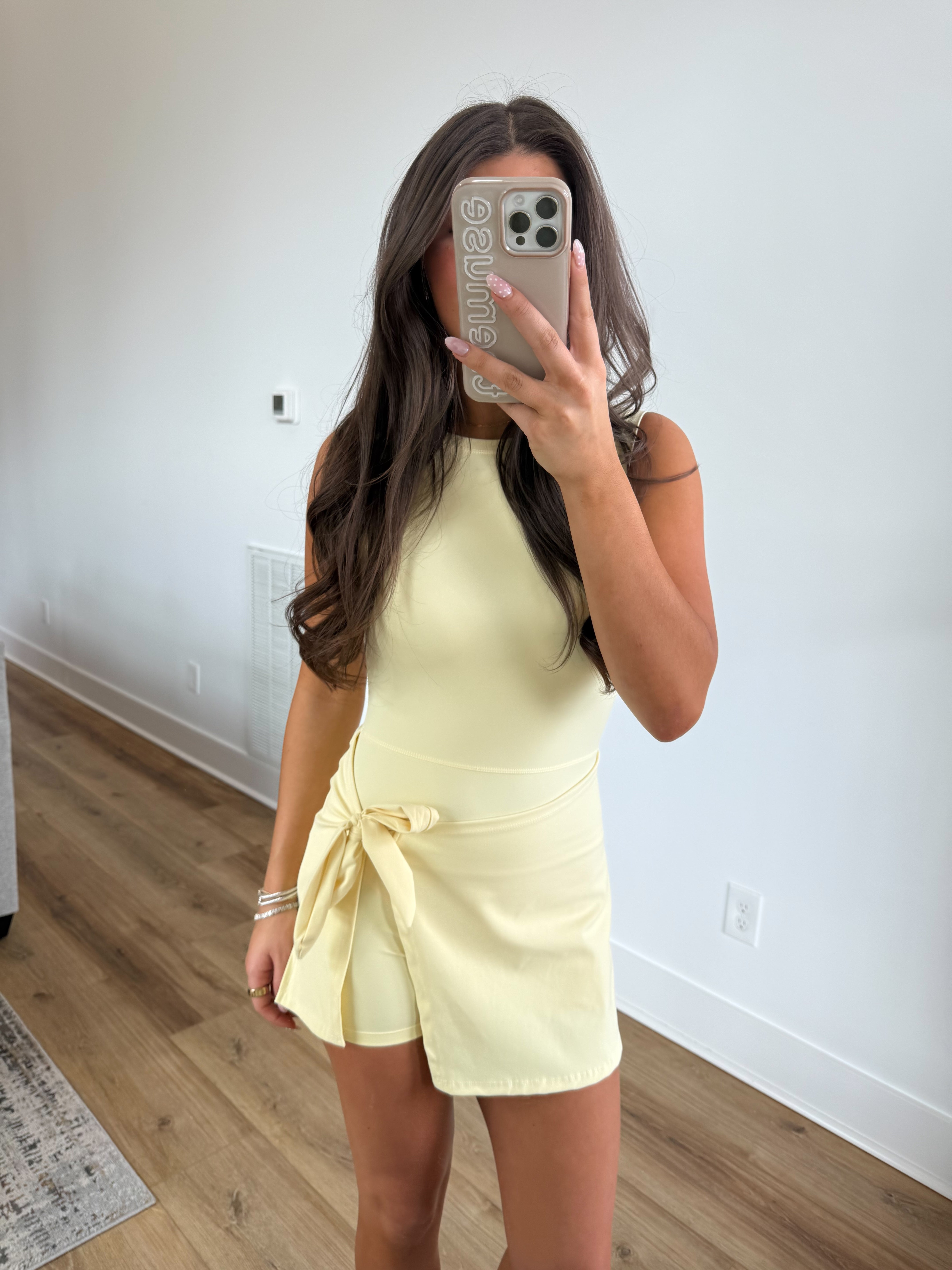 Wrap Romper (Lemon)