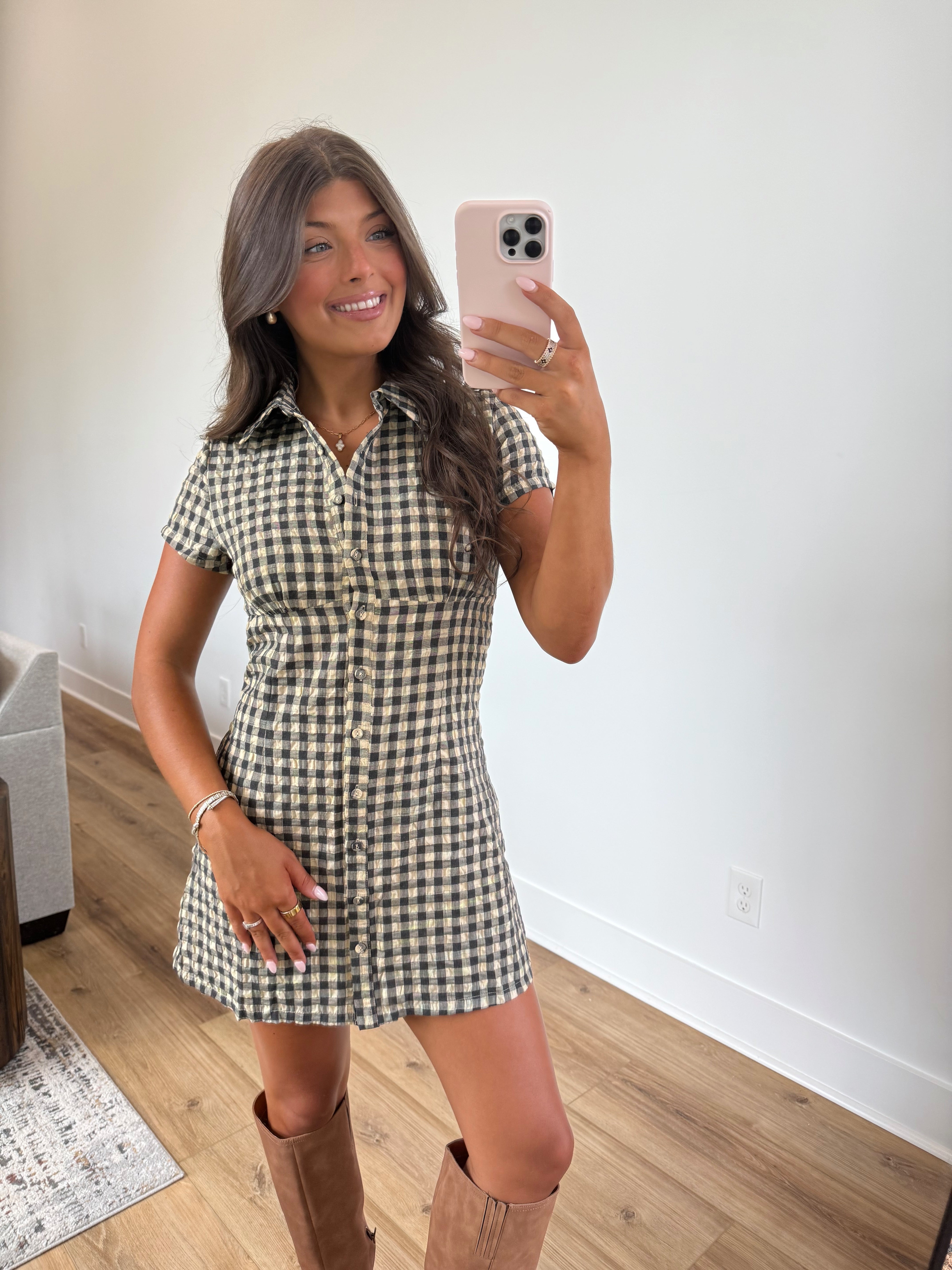 Fall It Girl Mini Dress