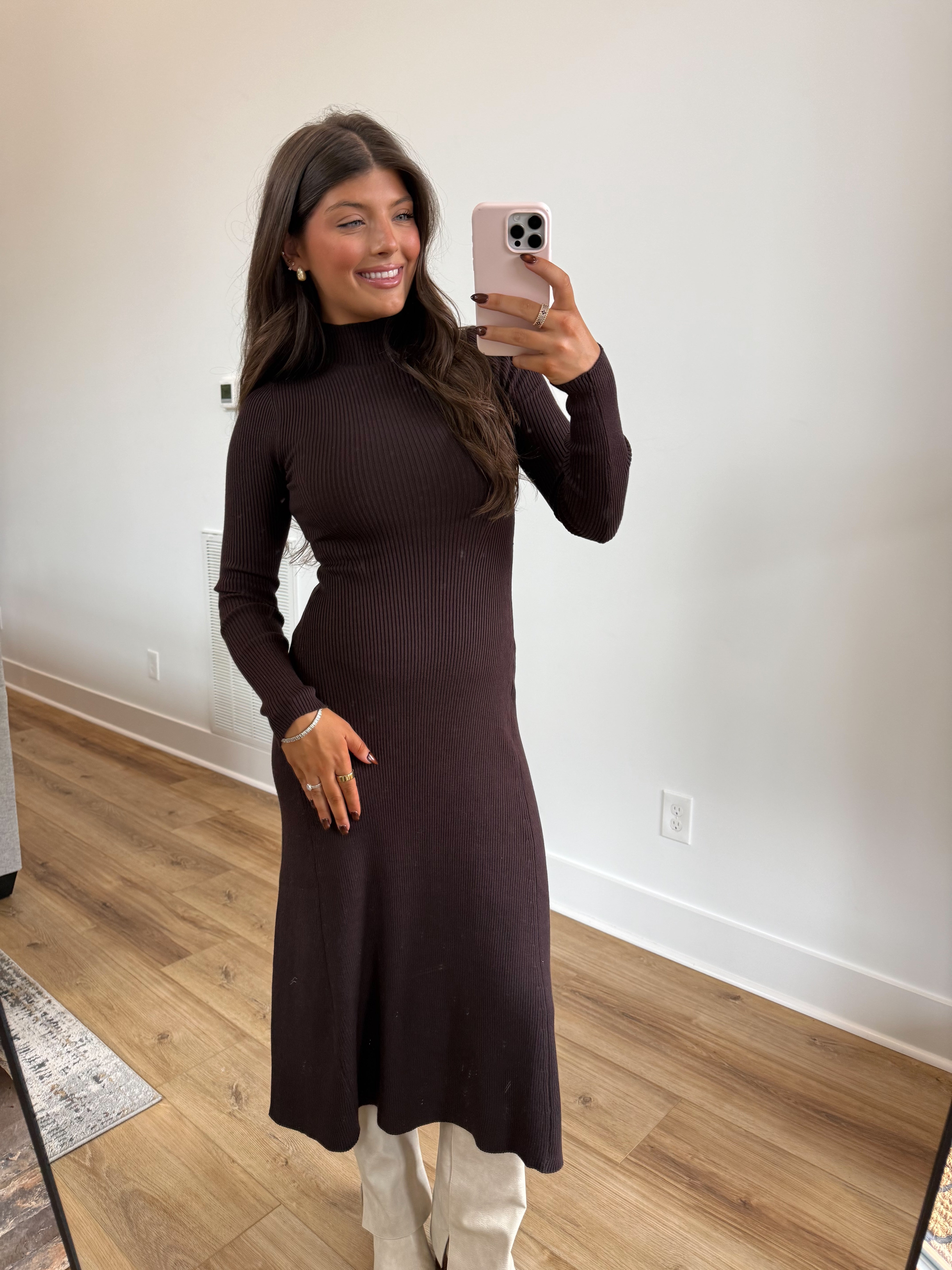 The Autumn Ribbed Dress