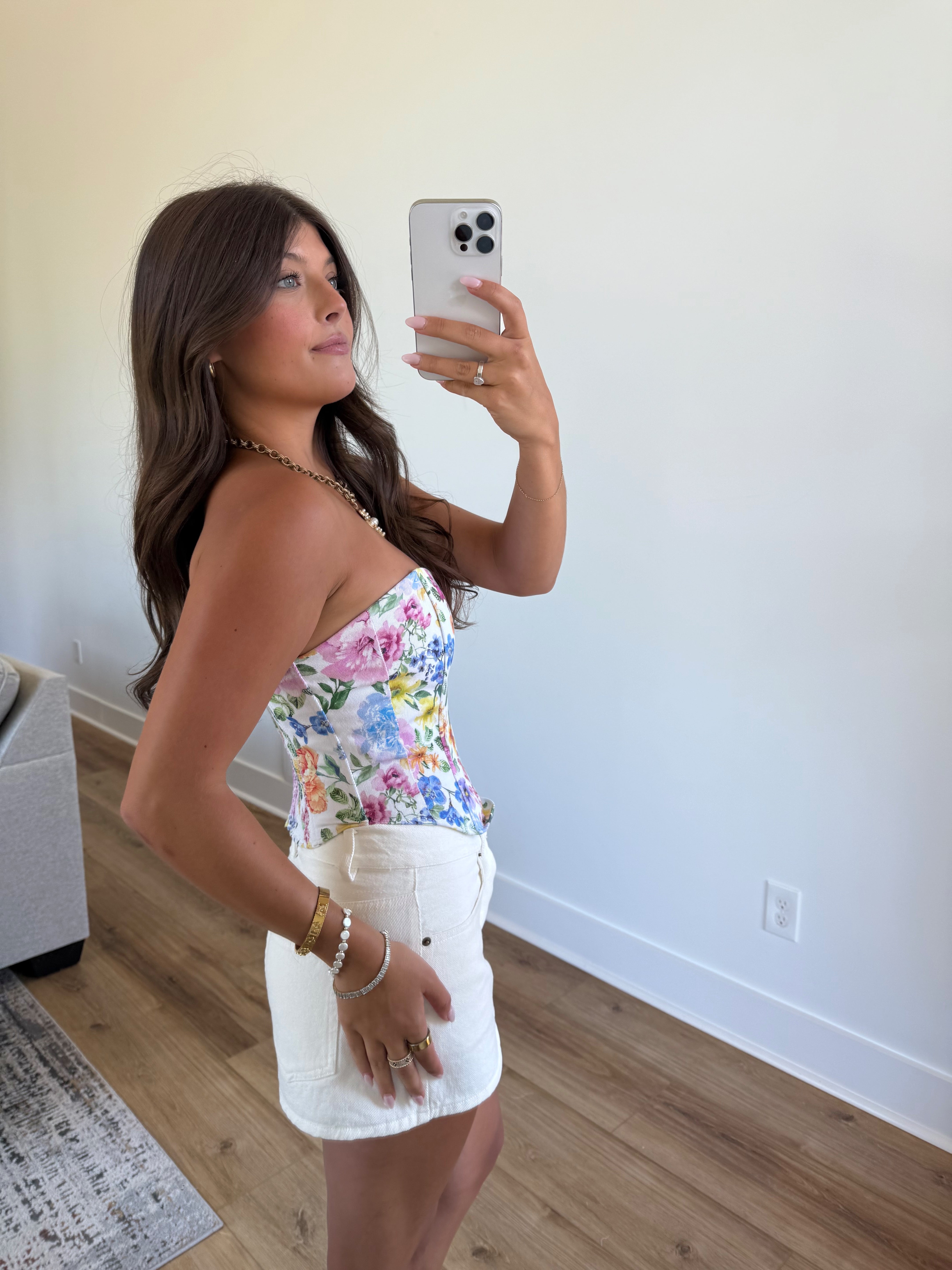 Summer Bloom Corest Top