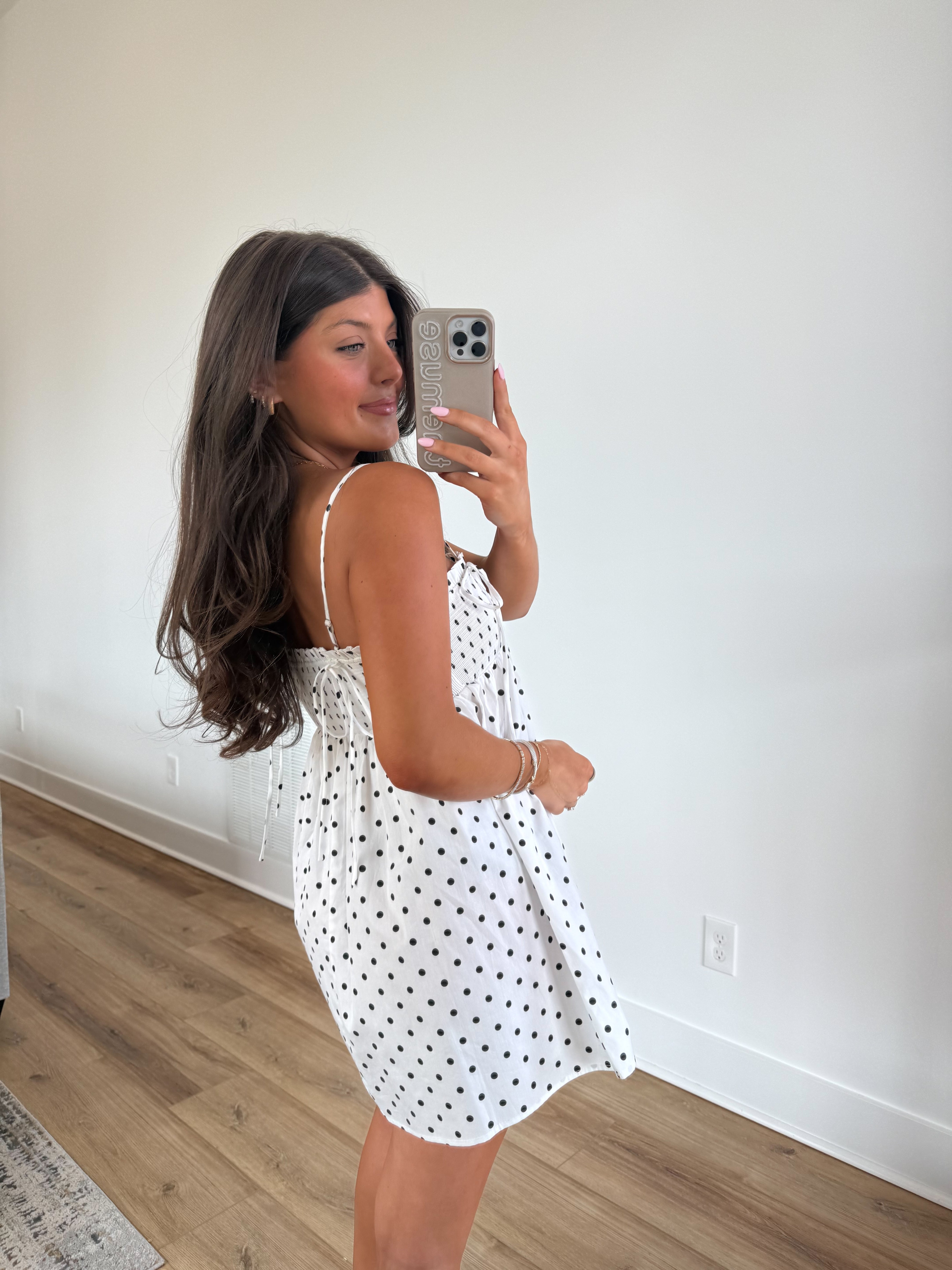 The Selene Dress (White/Black)