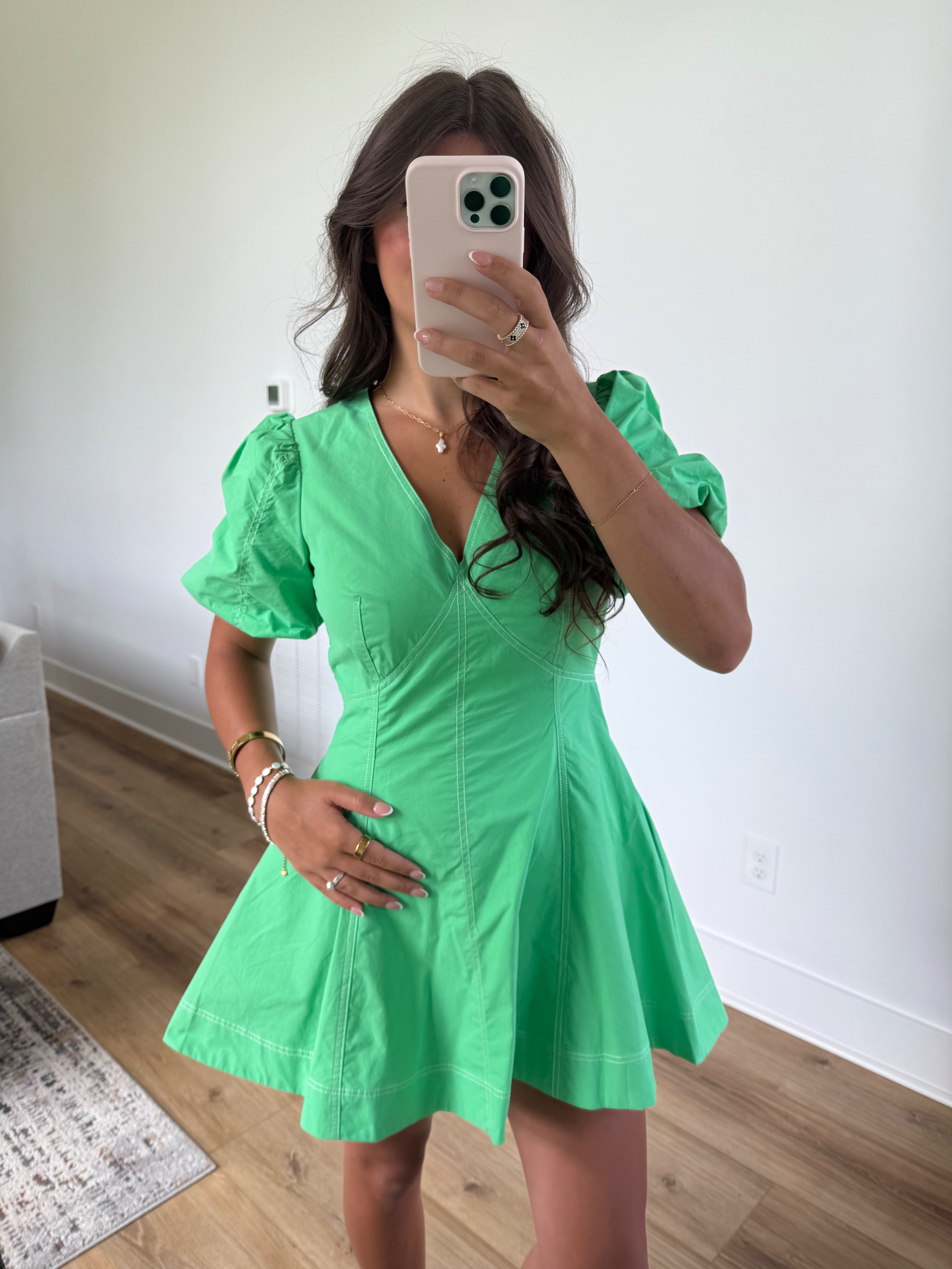 Laci Mini Dress (Green)