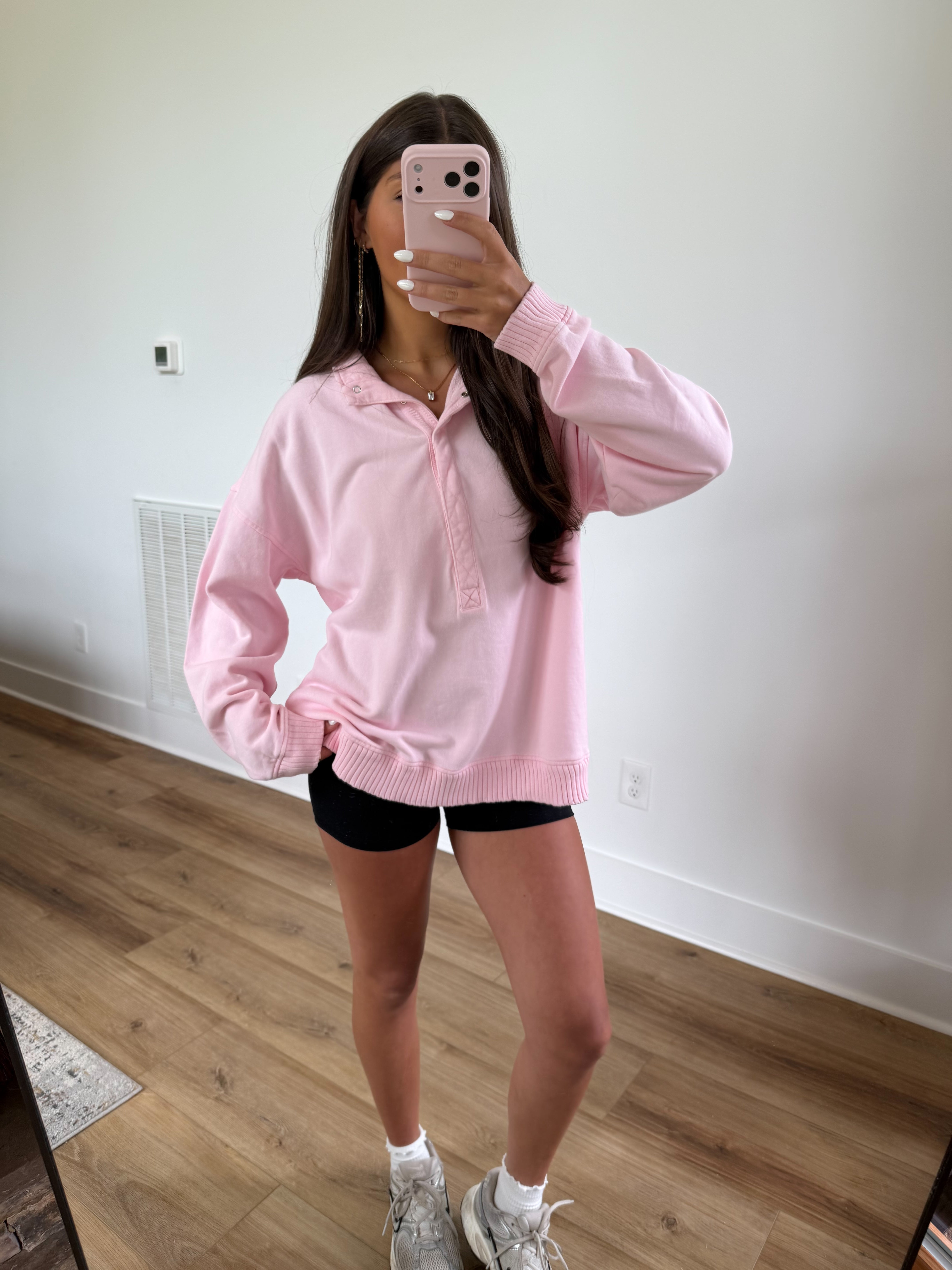 The Cloudline Pullover (Pink)