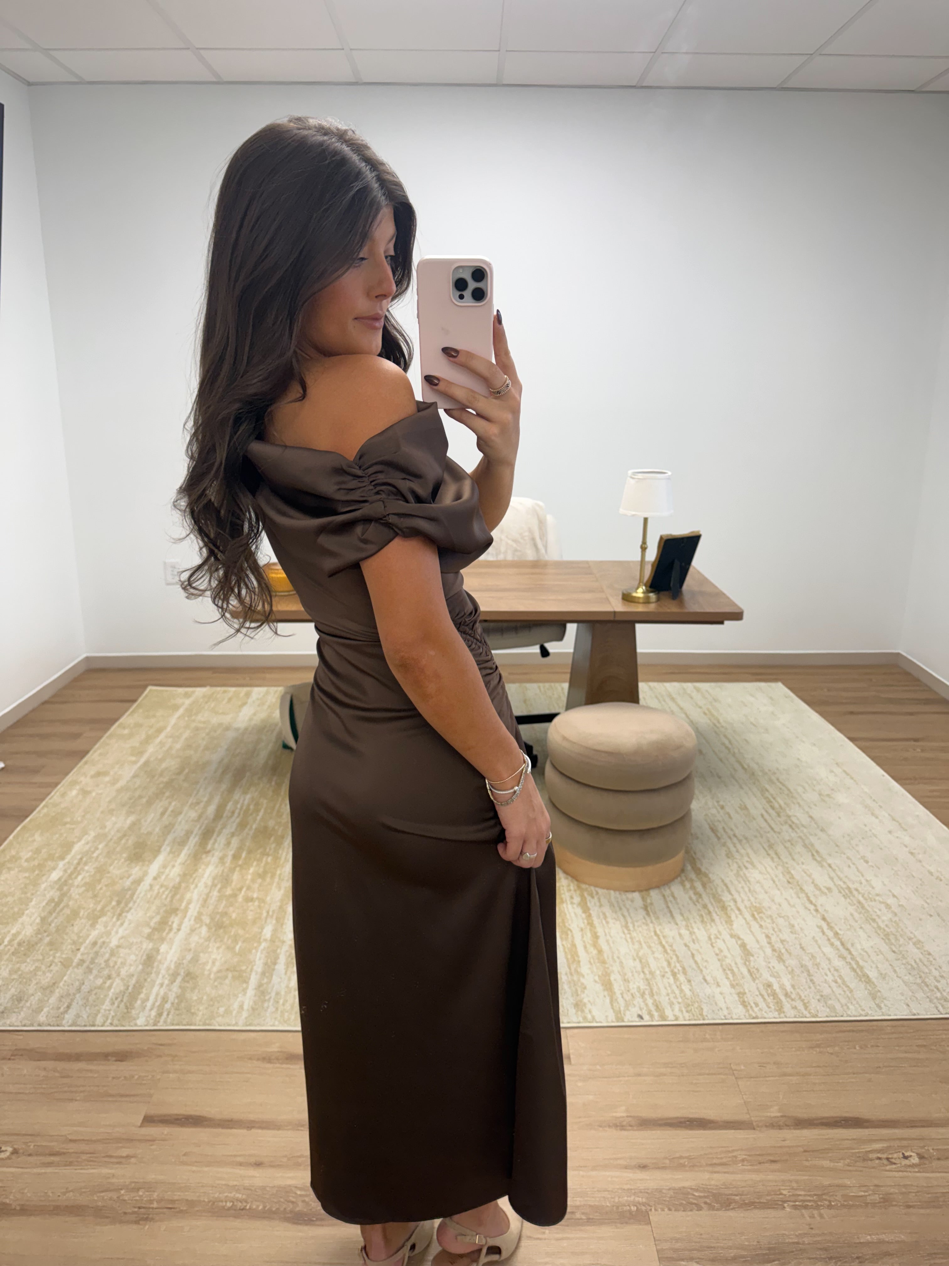 The Espresso Evening Dress