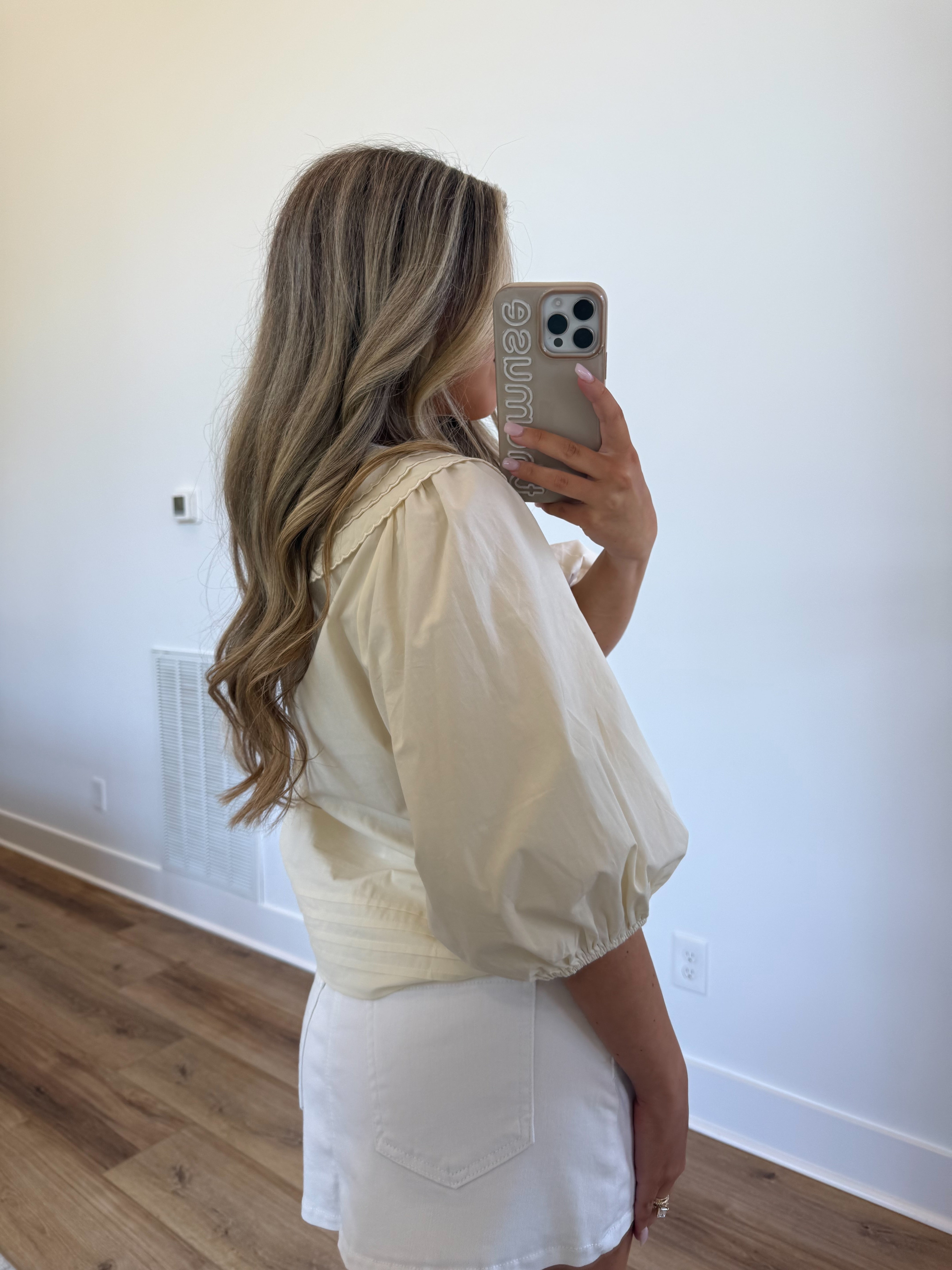 The Heirloom Blouse (Ivory)