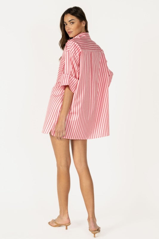 Strawberry Stripes Mini Dress/Top