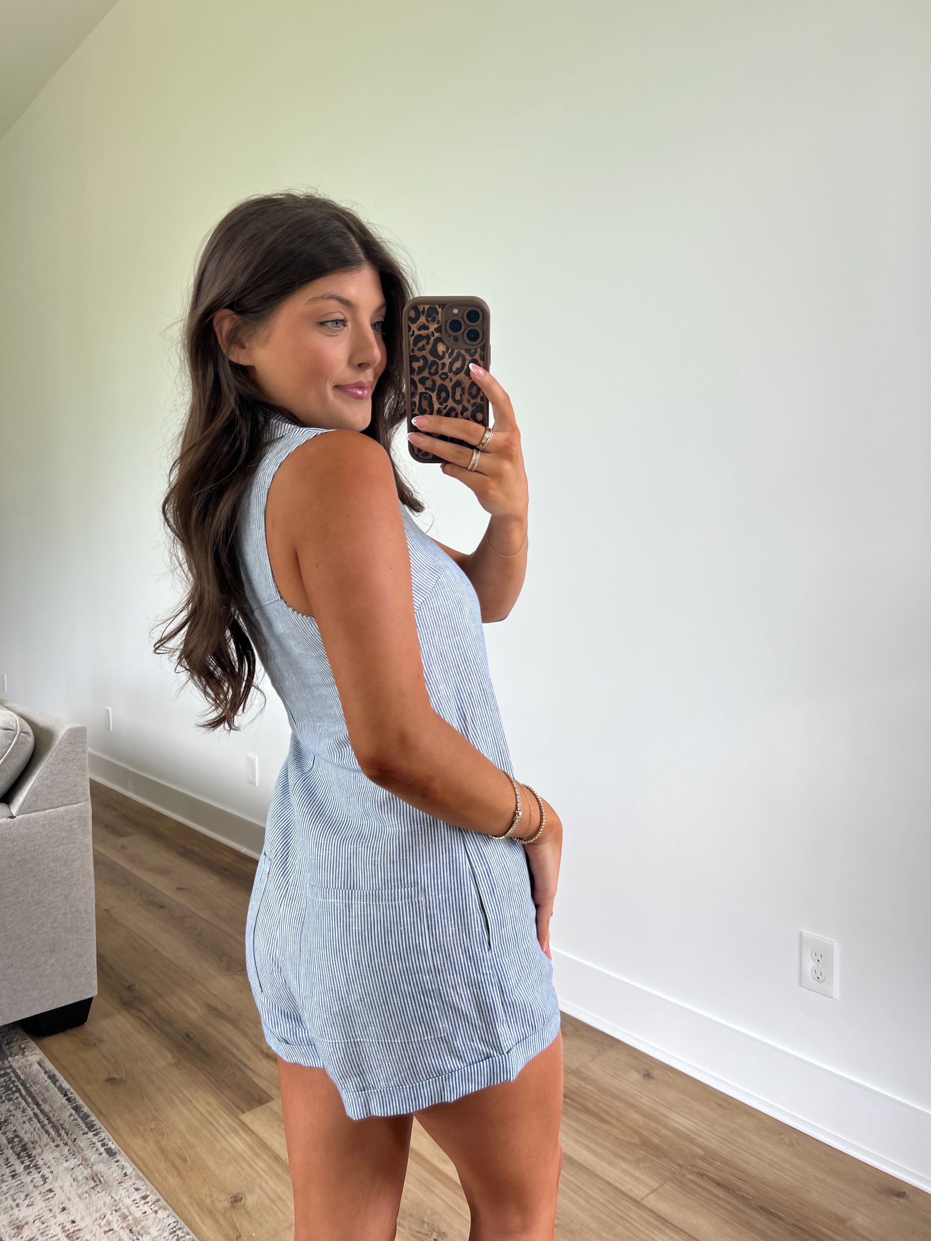 Seersucker Romper