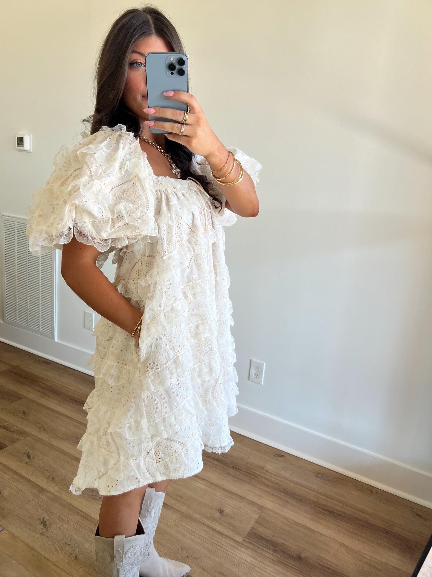 Maci Lace Babydoll Dress