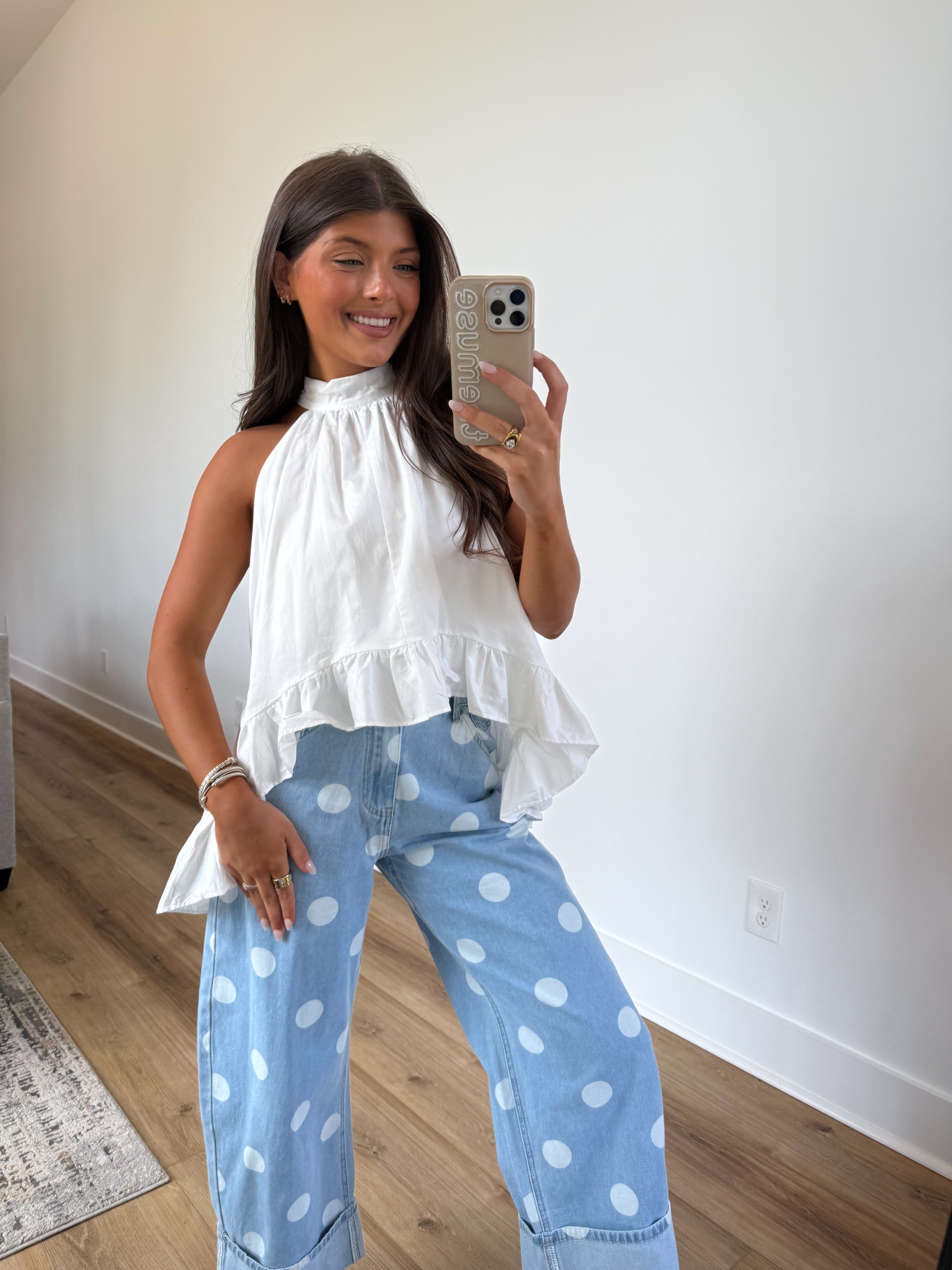 White Flow Top
