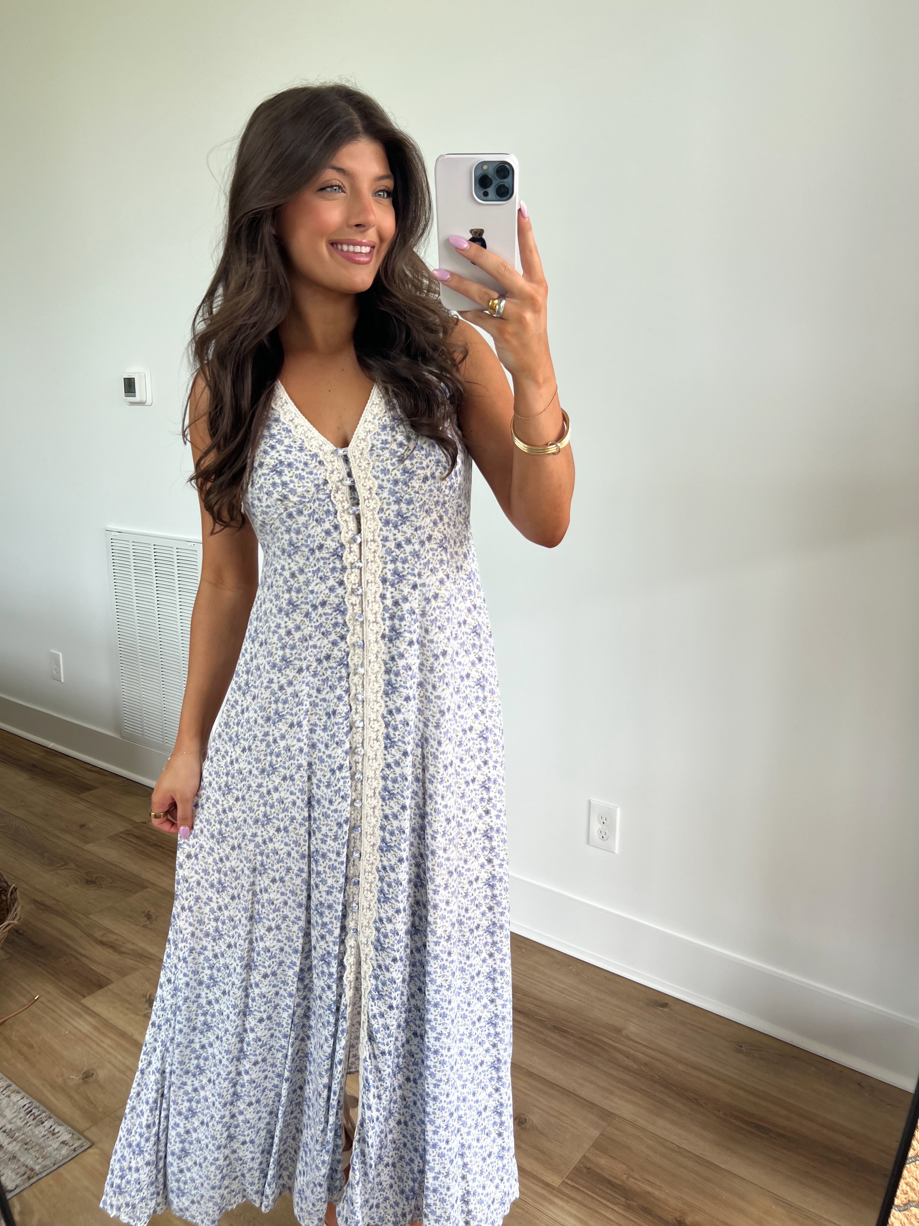 Charleston Girl Maxi Dress (Indigo)