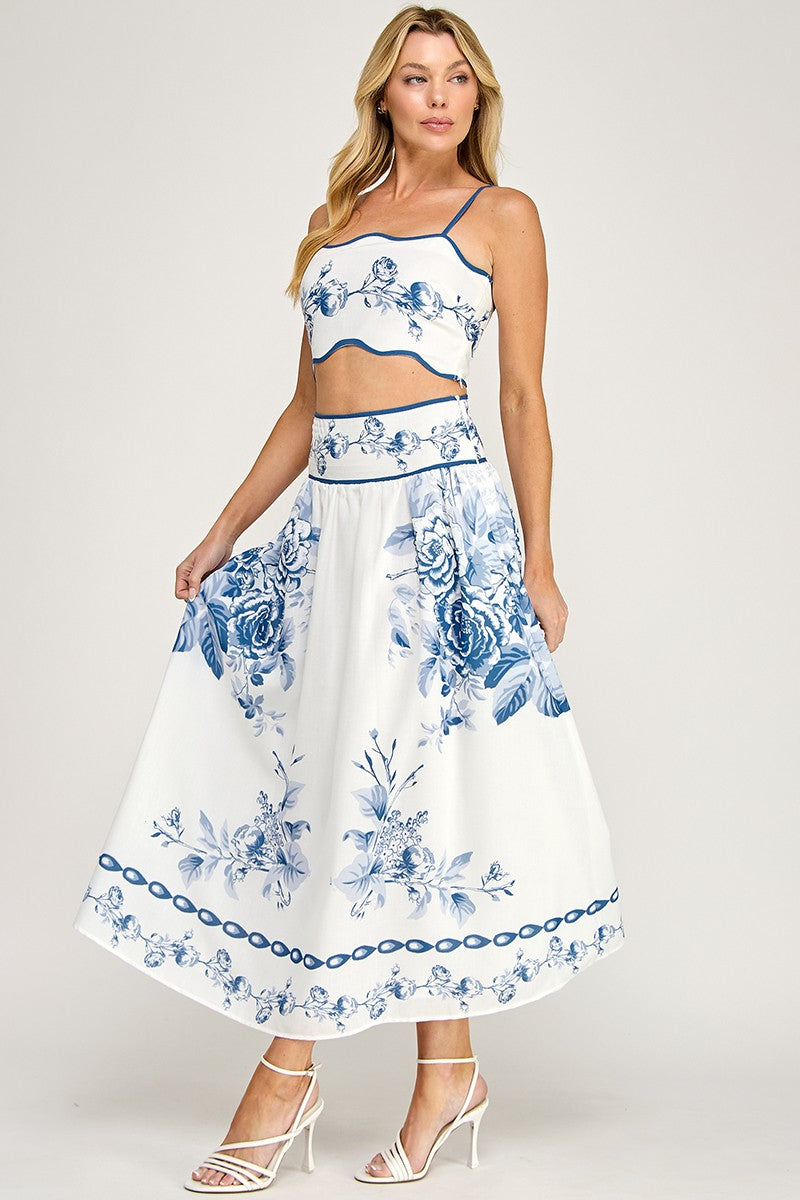 Blue Toile Set