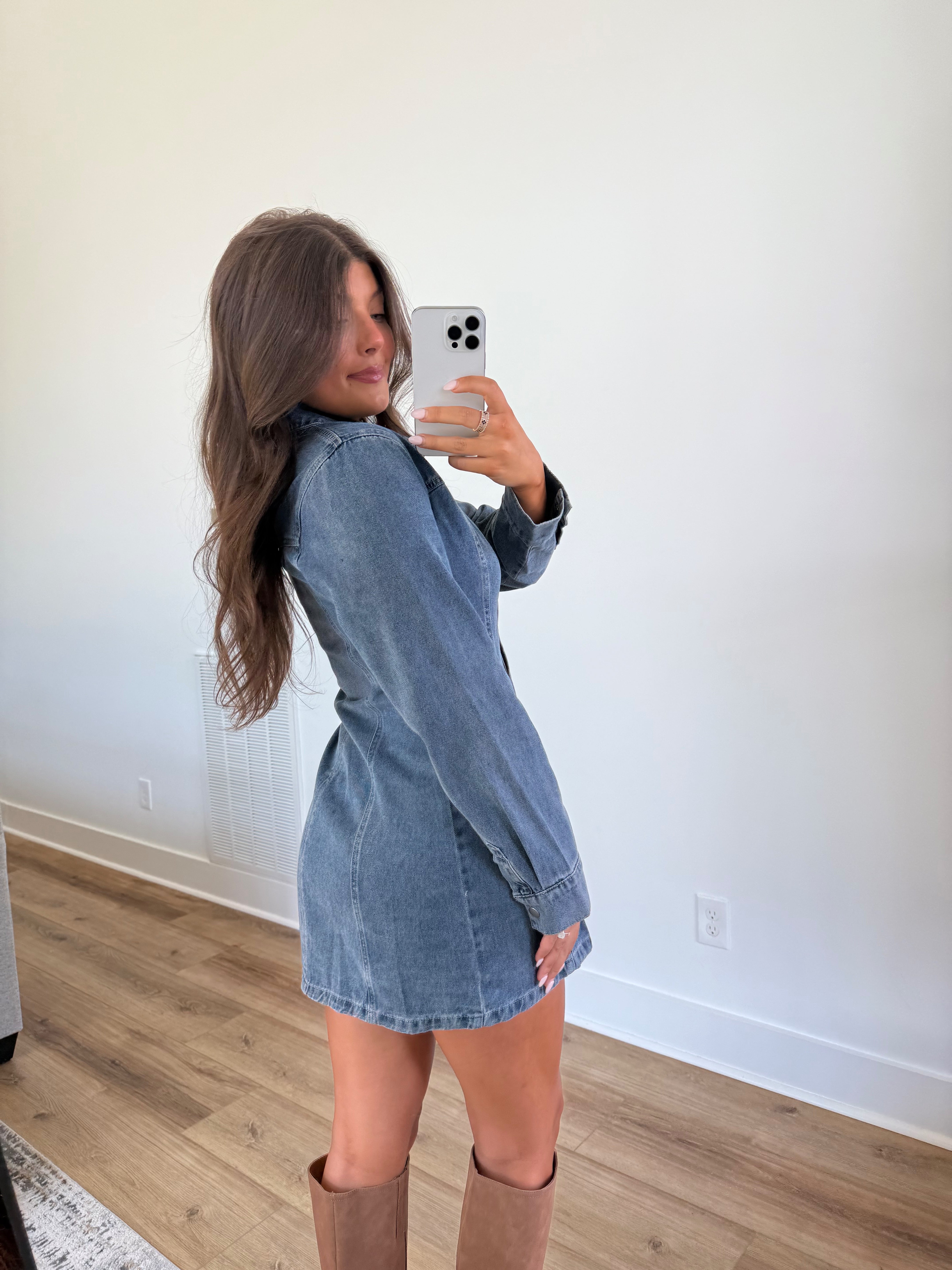 Classic Blue Jean Dress(PRE-ORDER (11/7)/ Restock)