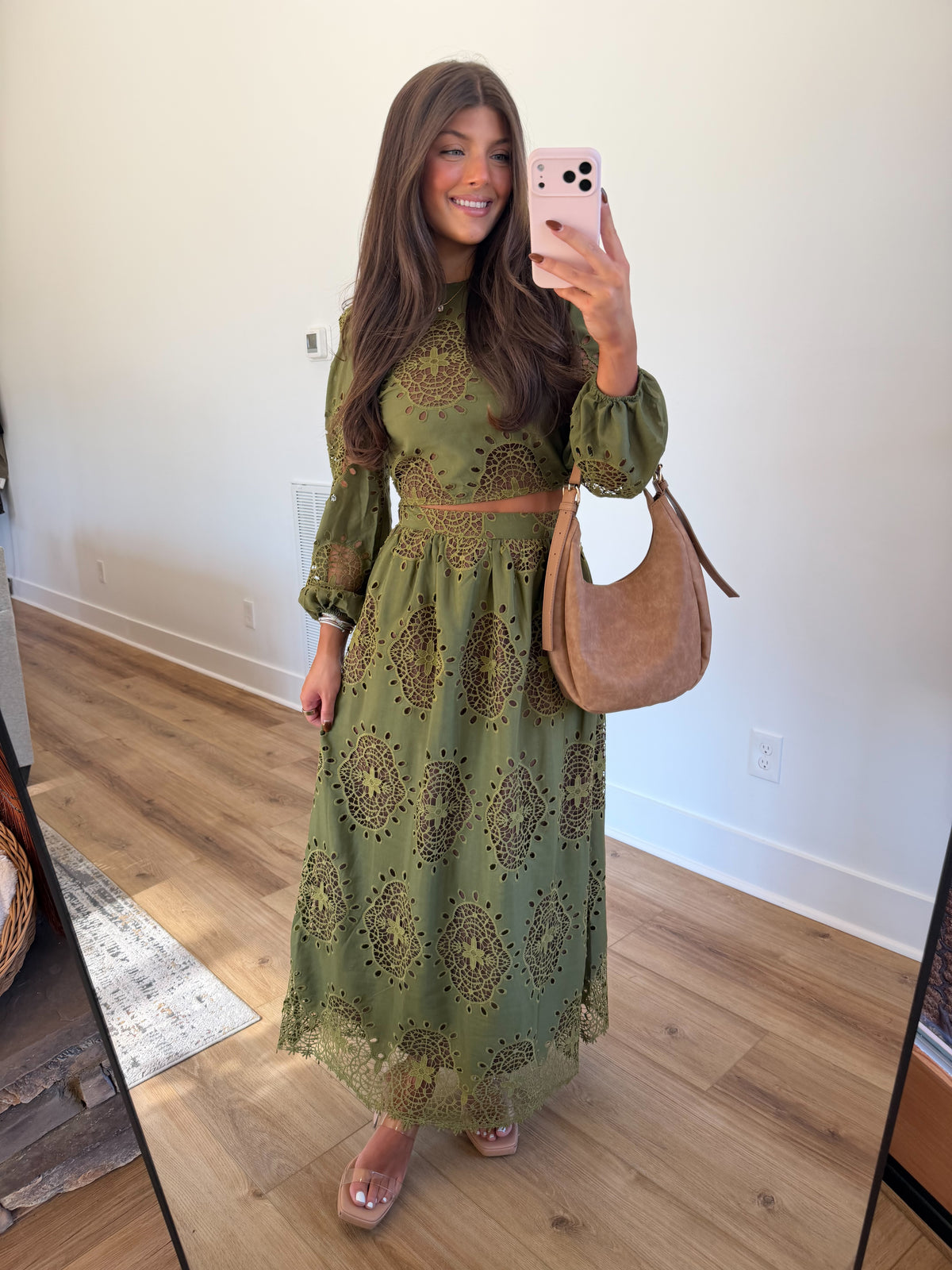 Juliette Lace Set (Olive)