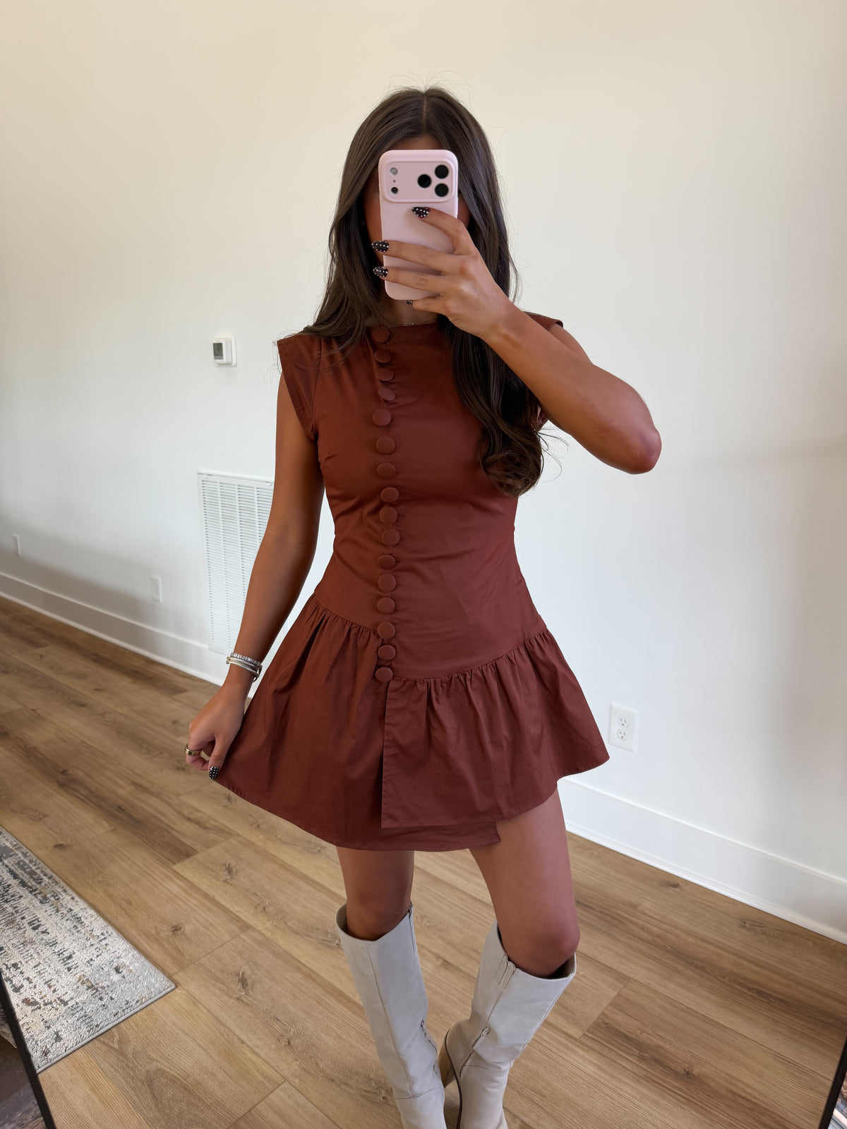 Pumpkin Spice Mini Dress